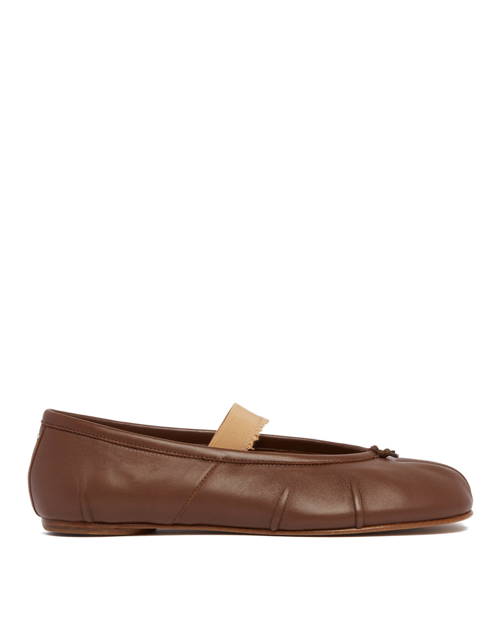 Оригінальна Brown Tabi Flats Maison margiela – боковий вид