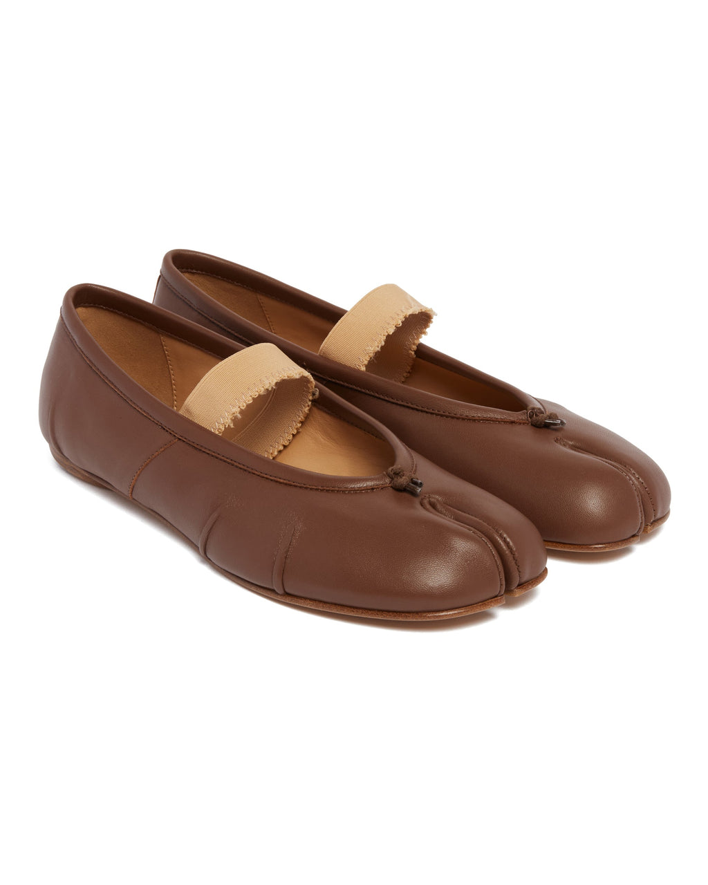 Оригінальна Brown Tabi Flats Maison margiela – детальний вид