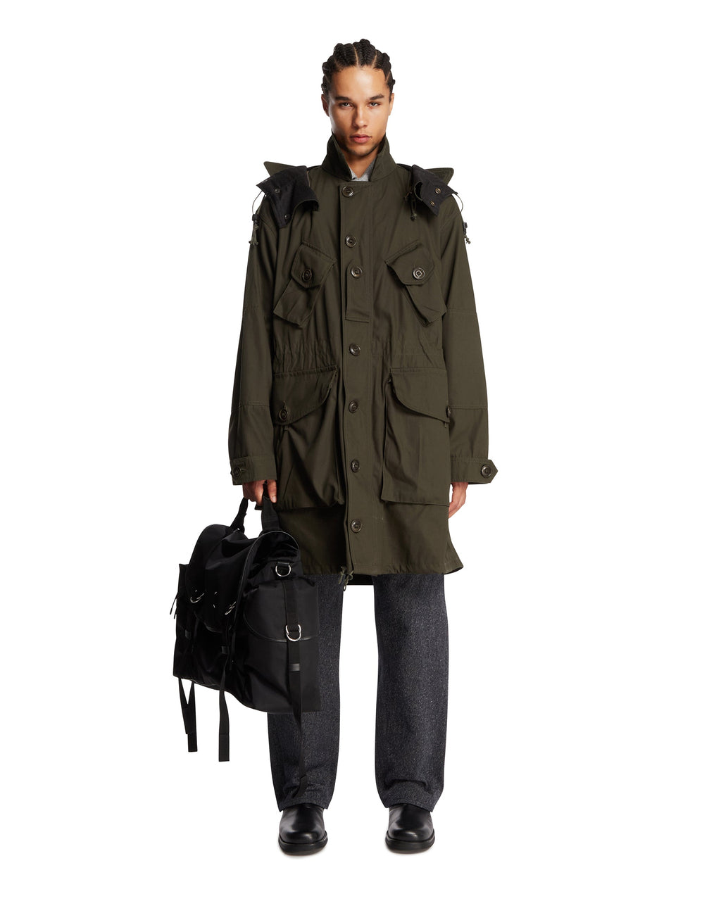 Green Cotton Multi-Pocket Parka Maison margiela оригінал – Купити в Україні – детальний вид