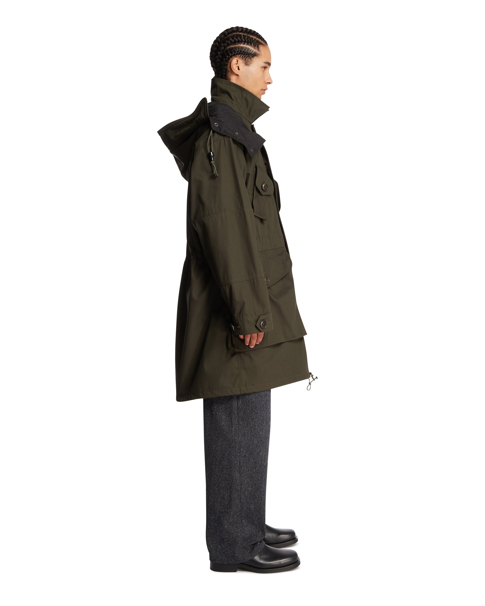 Green Cotton Multi-Pocket Parka Maison margiela оригінал – Купити в Україні – збільшений вид