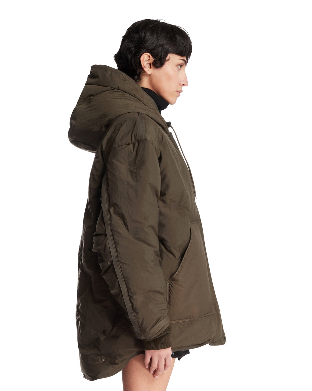 Green Hooded Padded Jacket Maison margiela – Гарантія оригінальності – збільшений вид