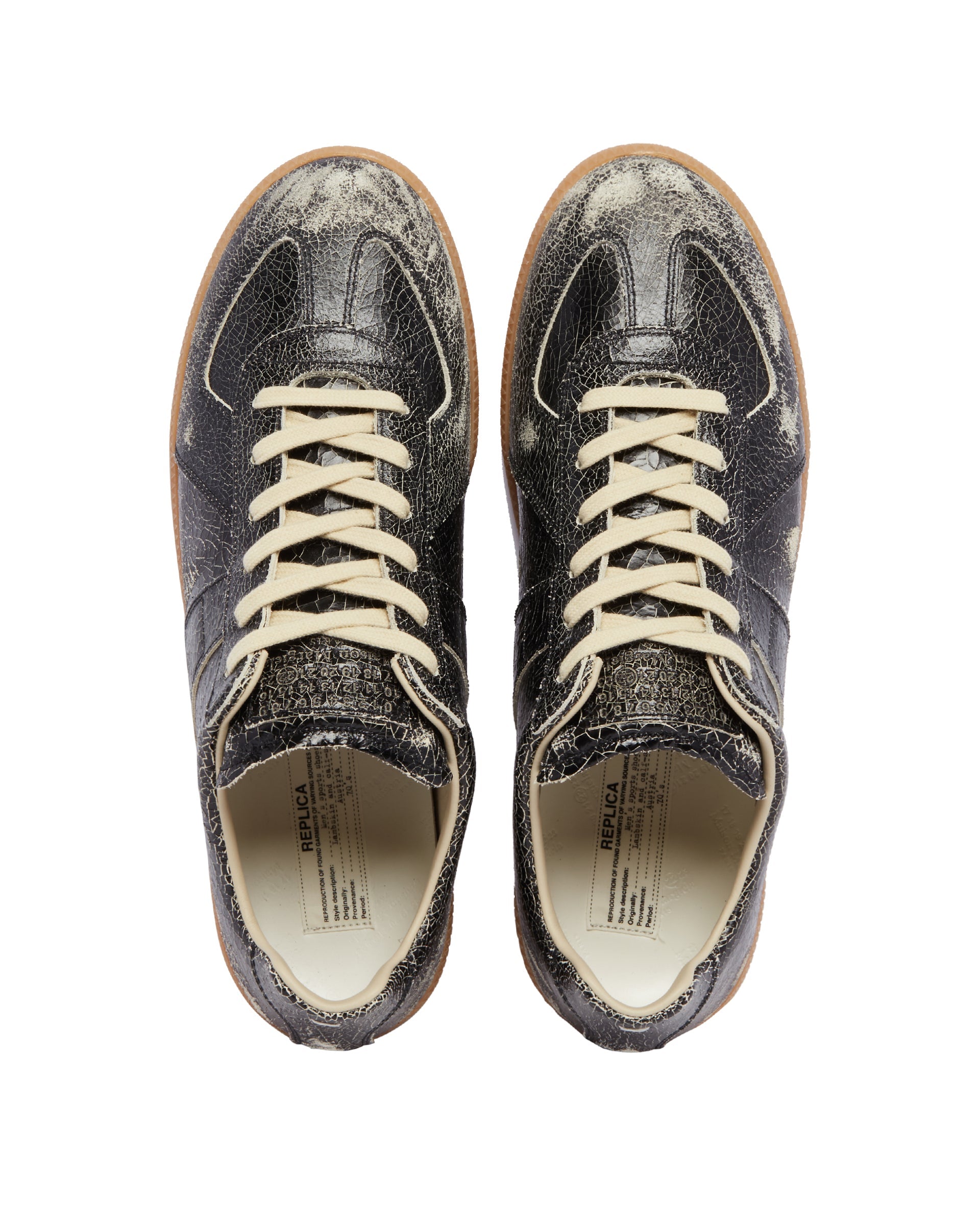 Black Replica Sneakers Maison margiela – Гарантія оригінальності – детальний вид