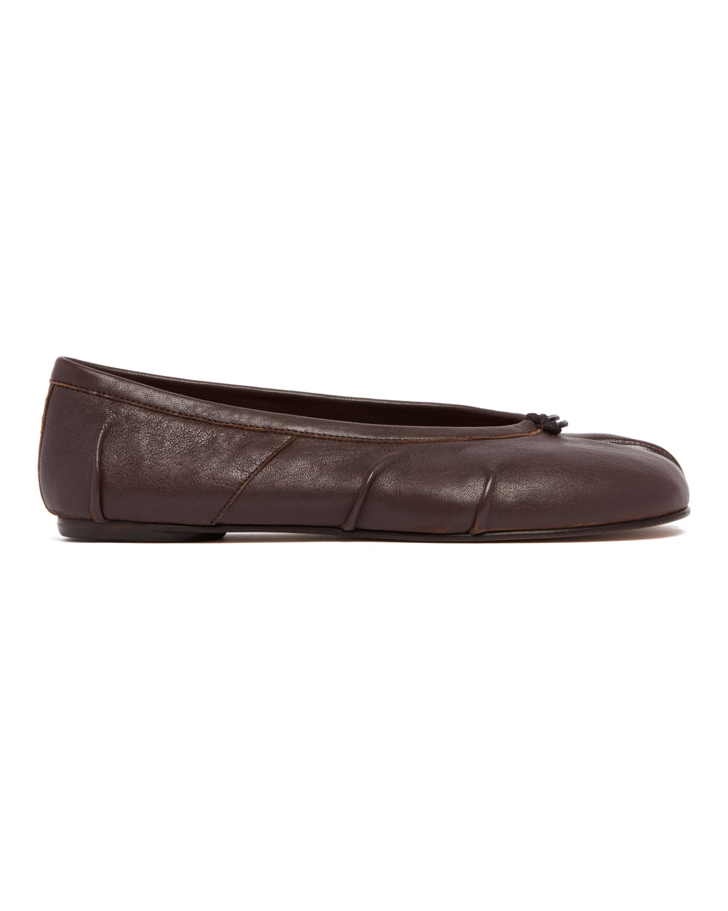 Brown New Tabi Ballet Flats Maison margiela – Гарантія оригінальності – вид ззаду