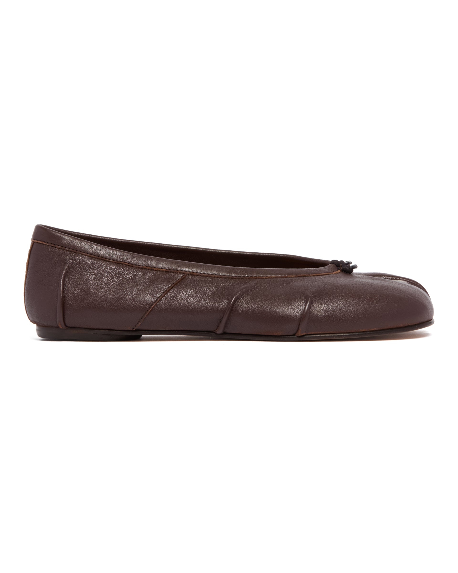 Brown New Tabi Ballet Flats Maison margiela – Гарантія оригінальності – вид ззаду