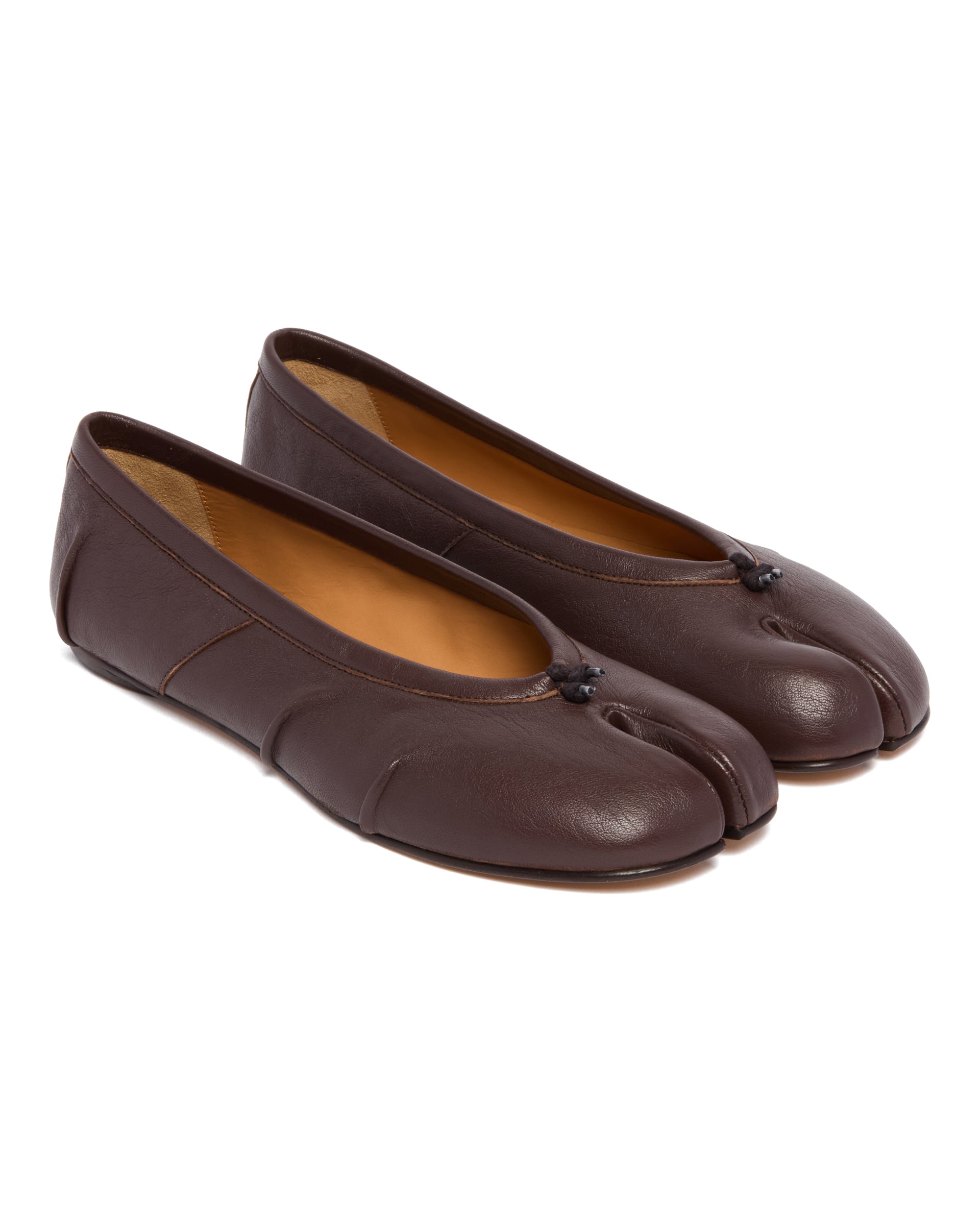 Brown New Tabi Ballet Flats Maison margiela – Гарантія оригінальності – детальний вид