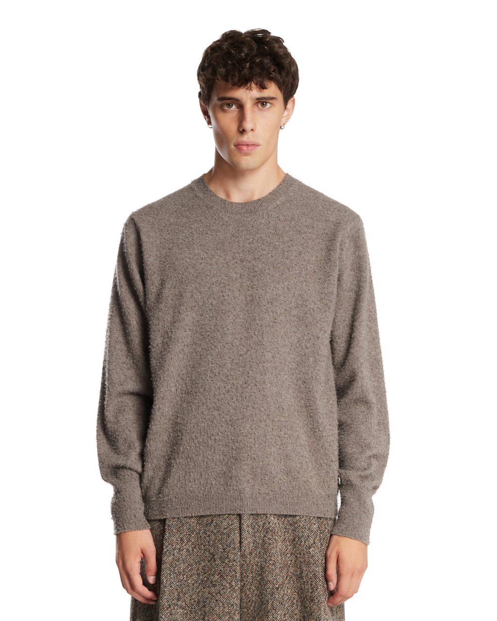 Brown Cashmere Sweater Maison margiela оригінал – Купити в Україні – боковий вид