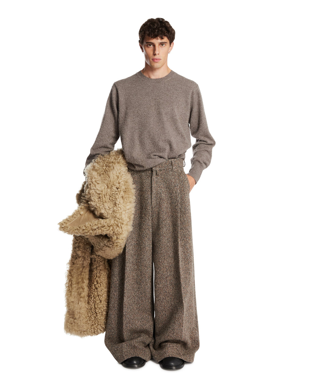 Brown Cashmere Sweater Maison margiela оригінал – Купити в Україні – детальний вид