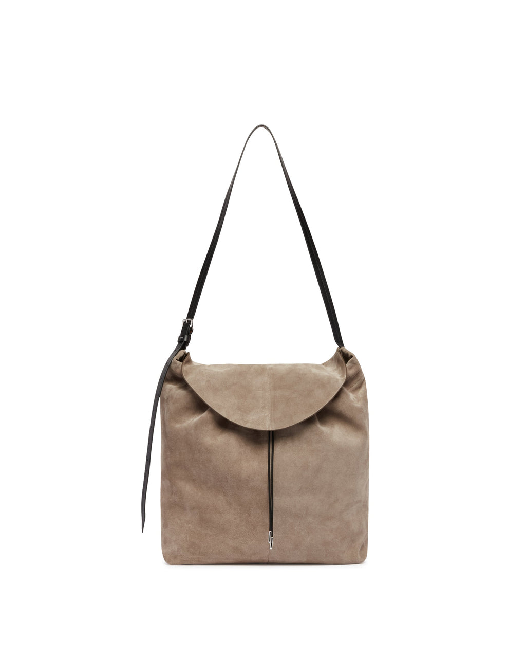 Beige Drawstring Hobo Bag Maison margiela – Гарантія оригінальності – боковий вид