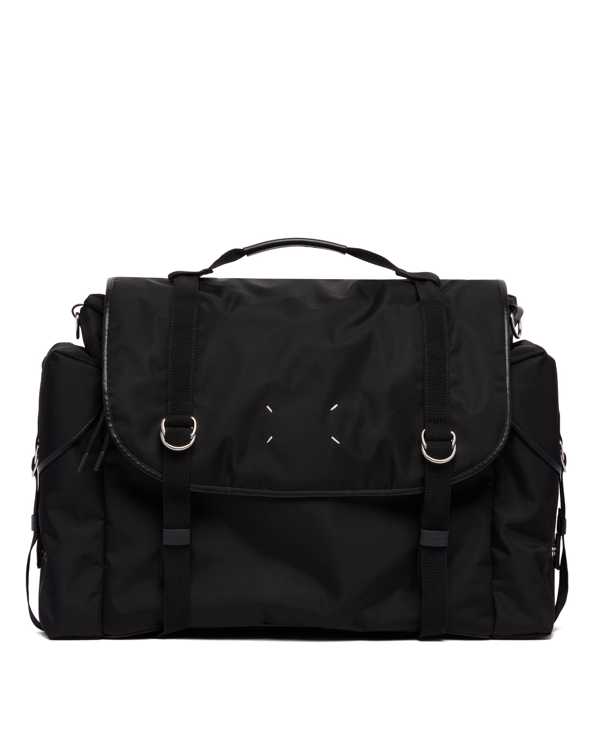 Black High Tech Messenger Bag Maison margiela – Гарантія оригінальності – боковий вид