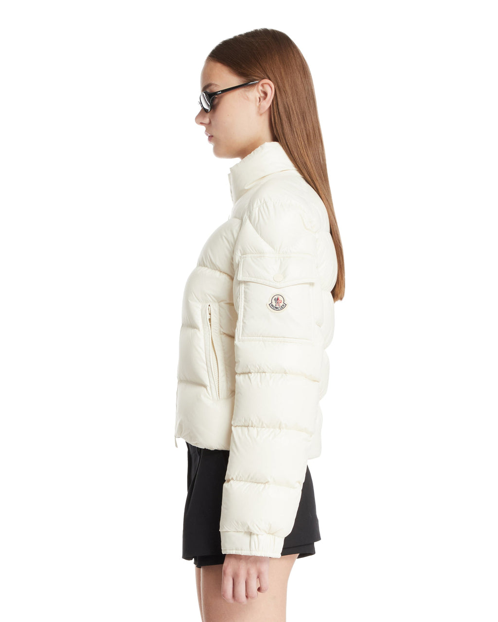 White Petra Short Down Jacket Moncler оригінал – Купити в Україні – збільшений вид