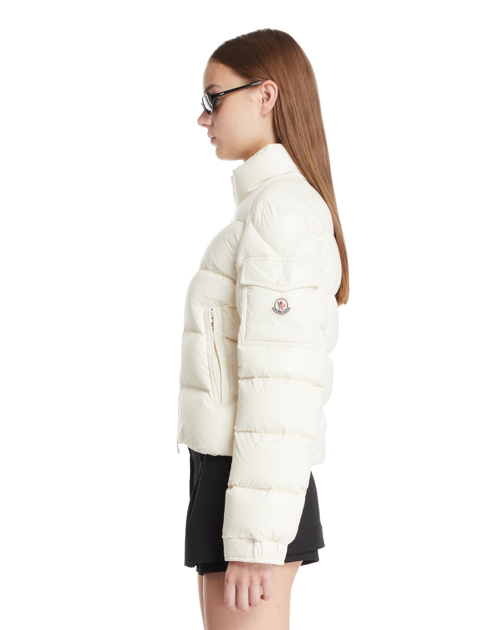 White Petra Short Down Jacket Moncler оригінал – Купити в Україні – збільшений вид