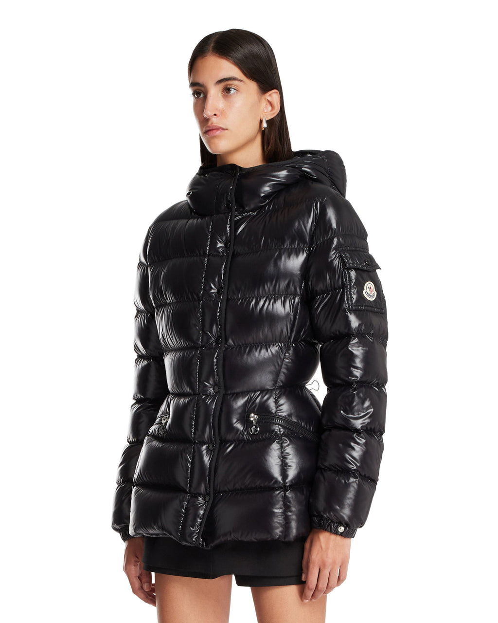 Black Barante Short Down Jacket Moncler – Гарантія оригінальності – вид ззаду