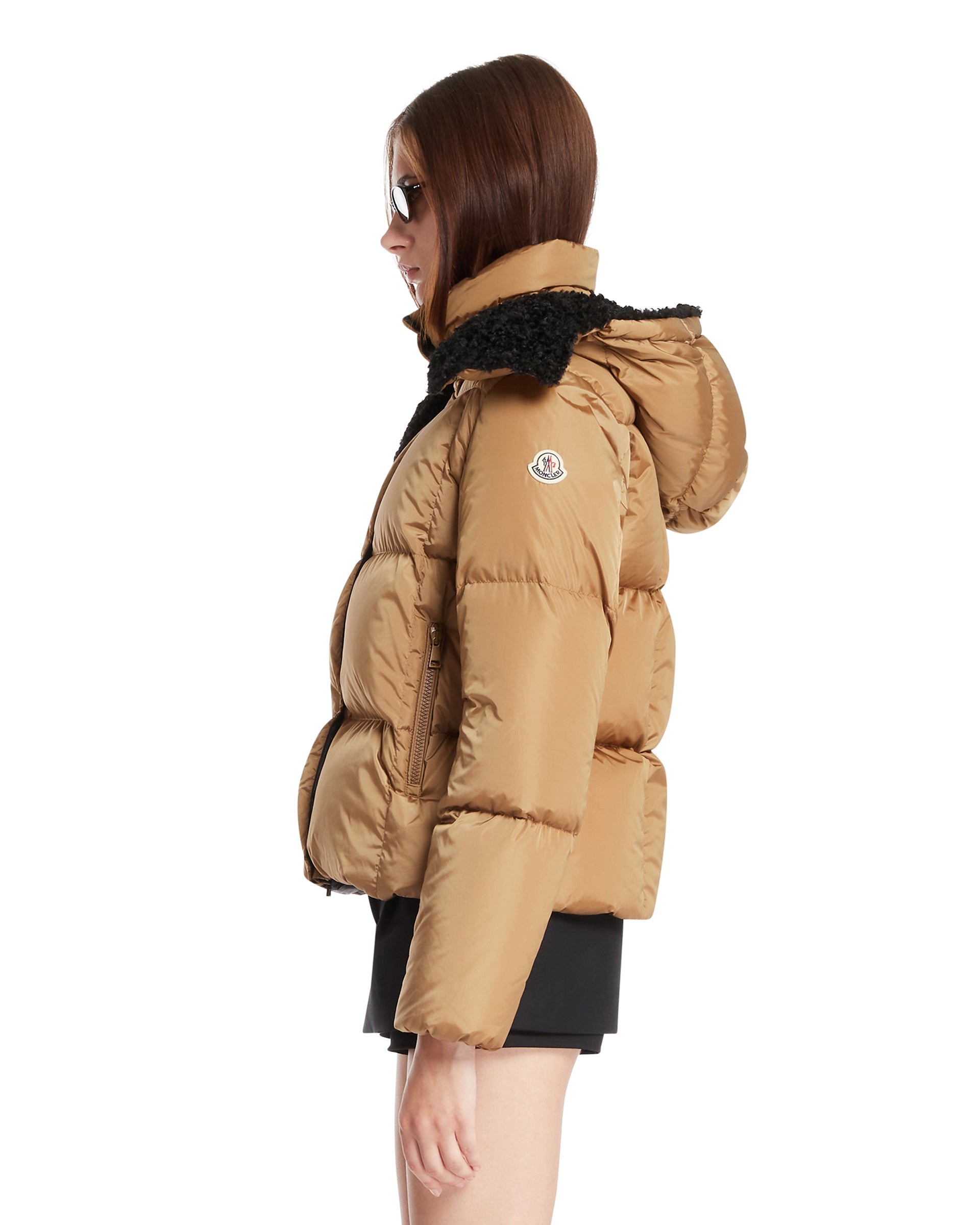 Оригінальна Brown Castelnou Short Puffer Jacket Moncler – збільшений вид