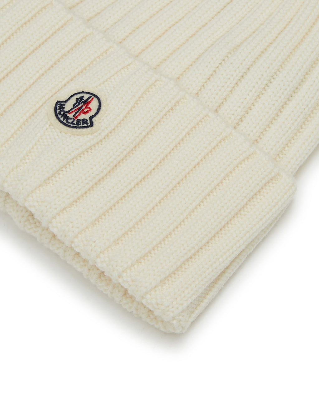 Оригінальна White Wool Beanie Moncler – збільшений вид