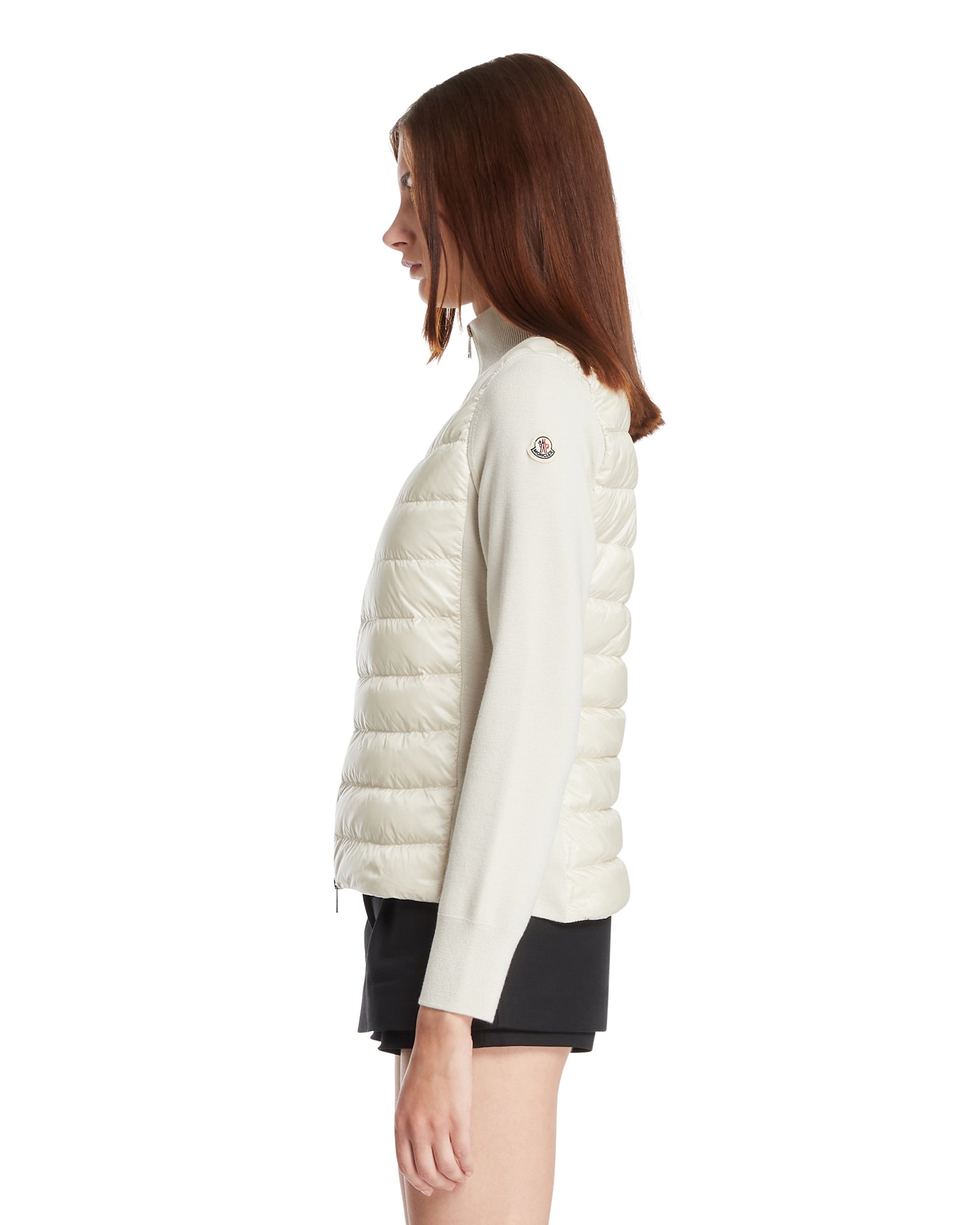 Оригінальна Beige Padded Cardigan Moncler – збільшений вид