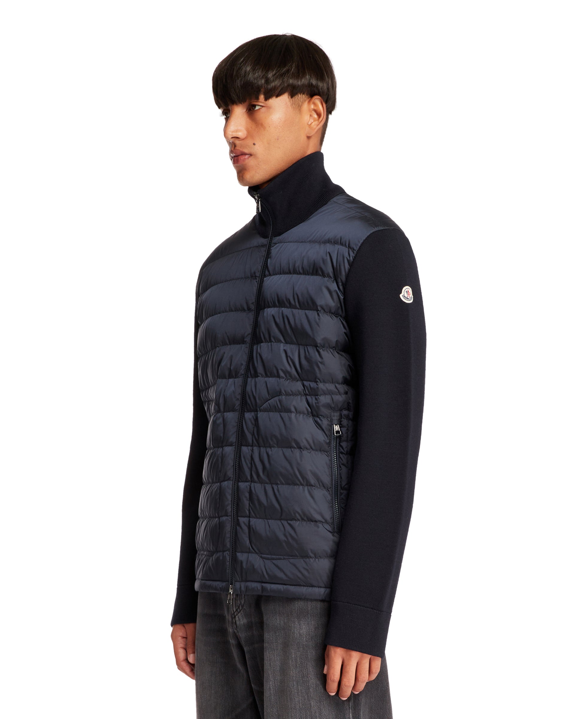 Blue Padded Cardigan Moncler оригінал – Купити в Україні – вид ззаду