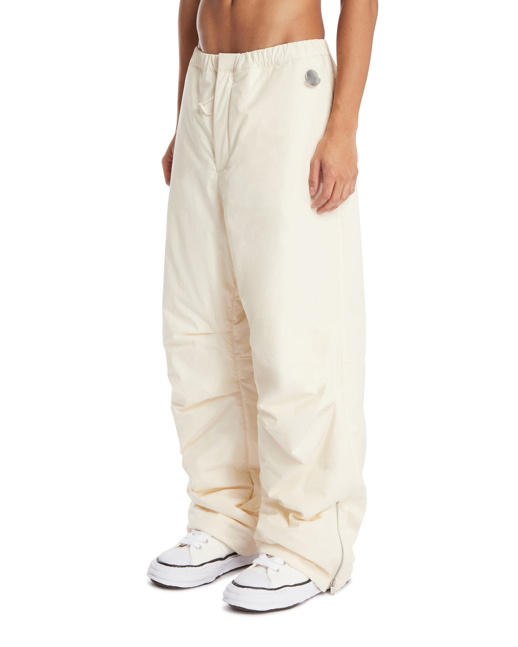 X Jil Sander White Padded Trousers Moncler – Гарантія оригінальності – вид ззаду