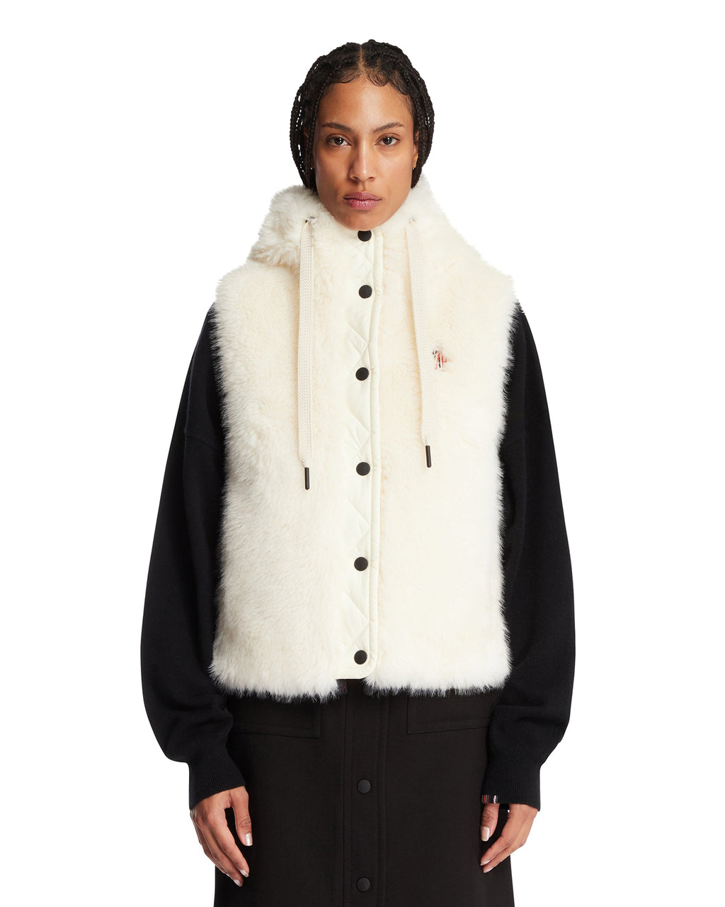 White Arve Padded Vest Moncler оригінал – Купити в Україні – боковий вид