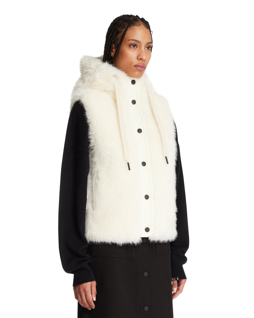 White Arve Padded Vest Moncler оригінал – Купити в Україні – вид ззаду
