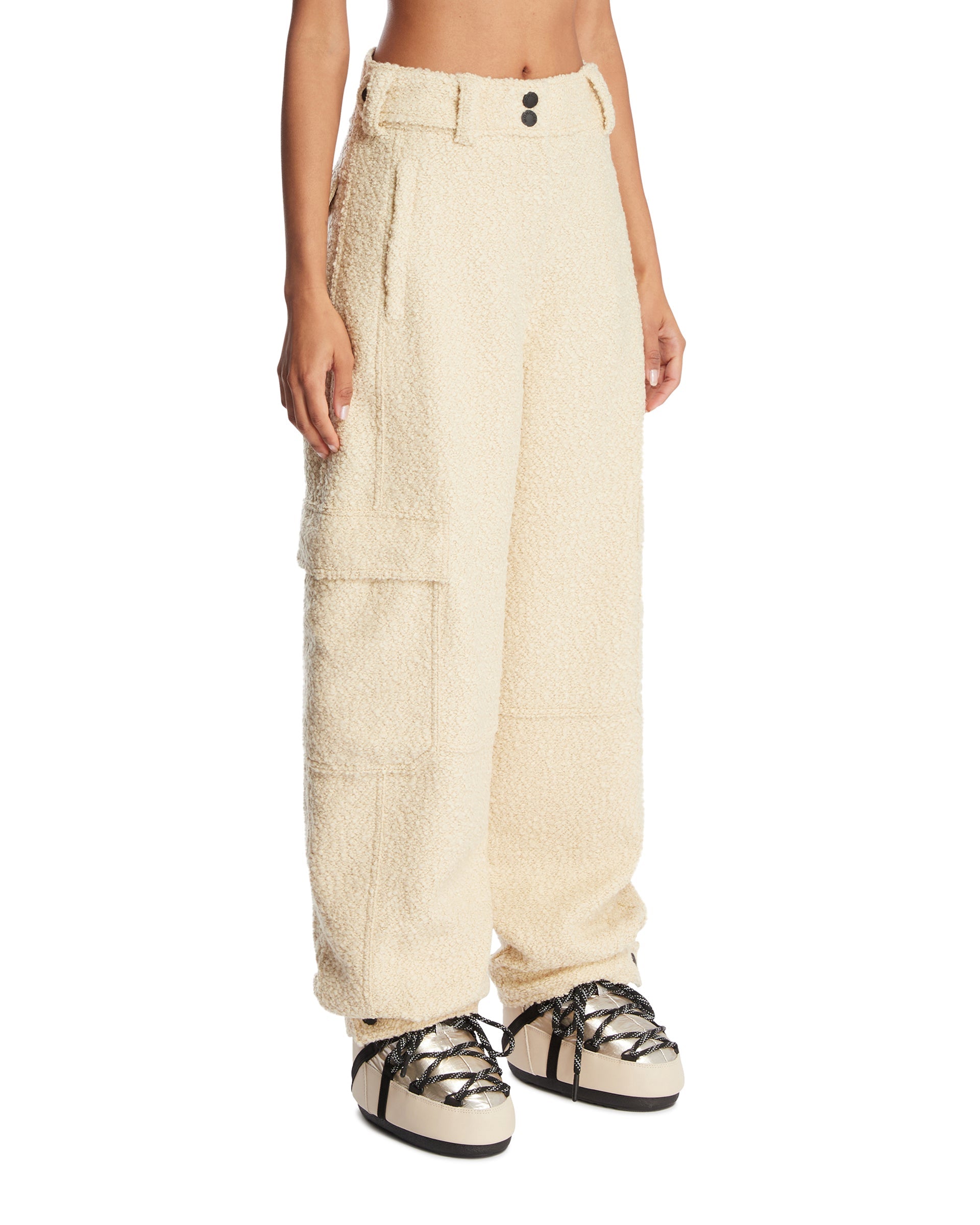 Ivory Wool Cargo Pants Moncler оригінал – Купити в Україні – вид ззаду