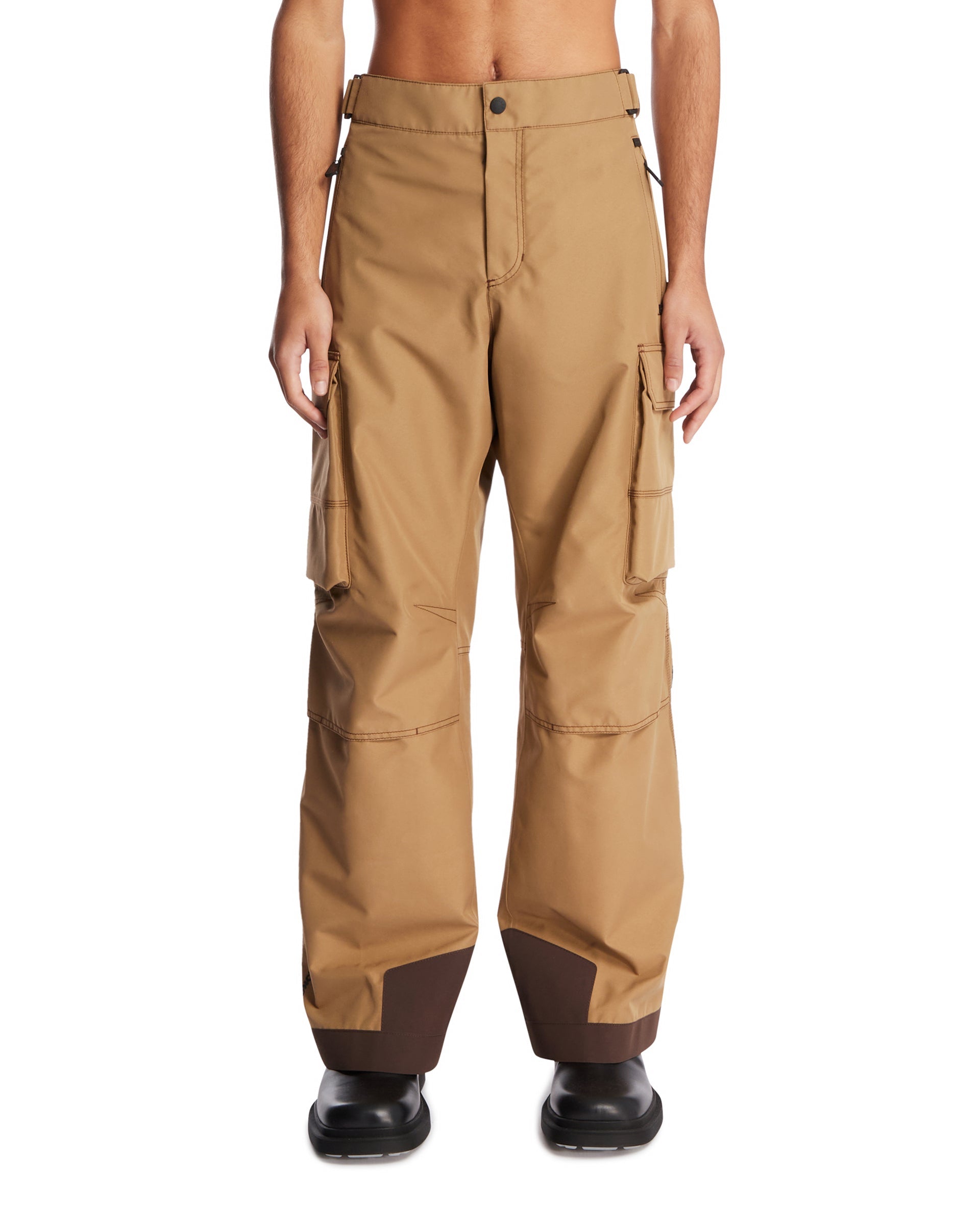 Beige Grenoble Utility Ski Pants Moncler оригінал – Купити в Україні – боковий вид