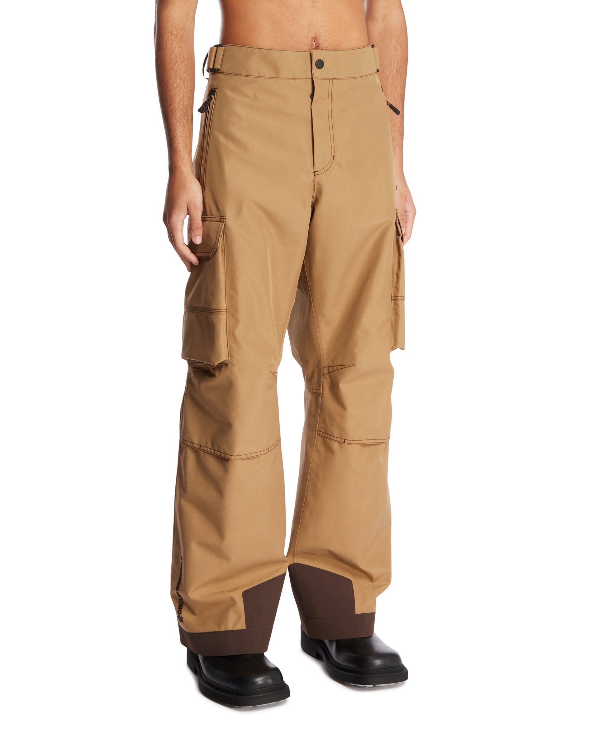 Beige Grenoble Utility Ski Pants Moncler оригінал – Купити в Україні – вид ззаду