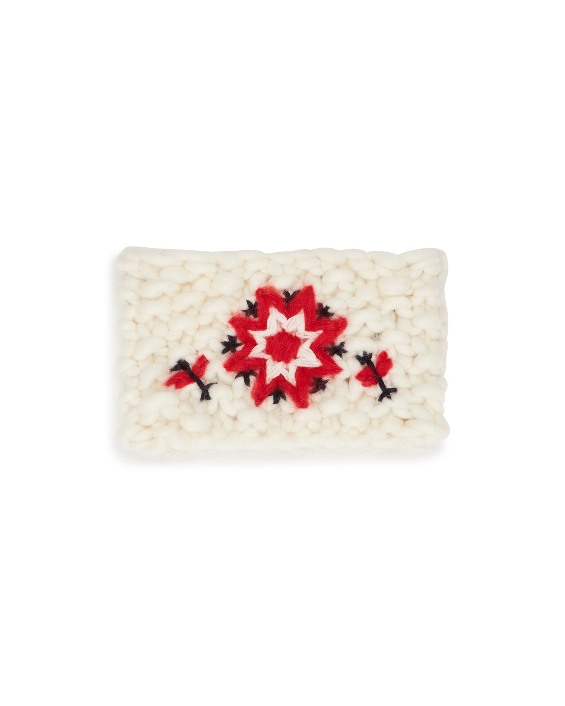 White Floral Headband Moncler – Гарантія оригінальності – вид ззаду