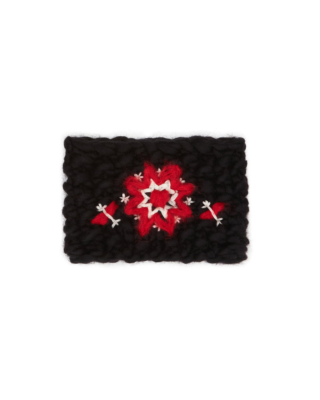 Оригінальна Black Floral Headband Moncler – вид ззаду
