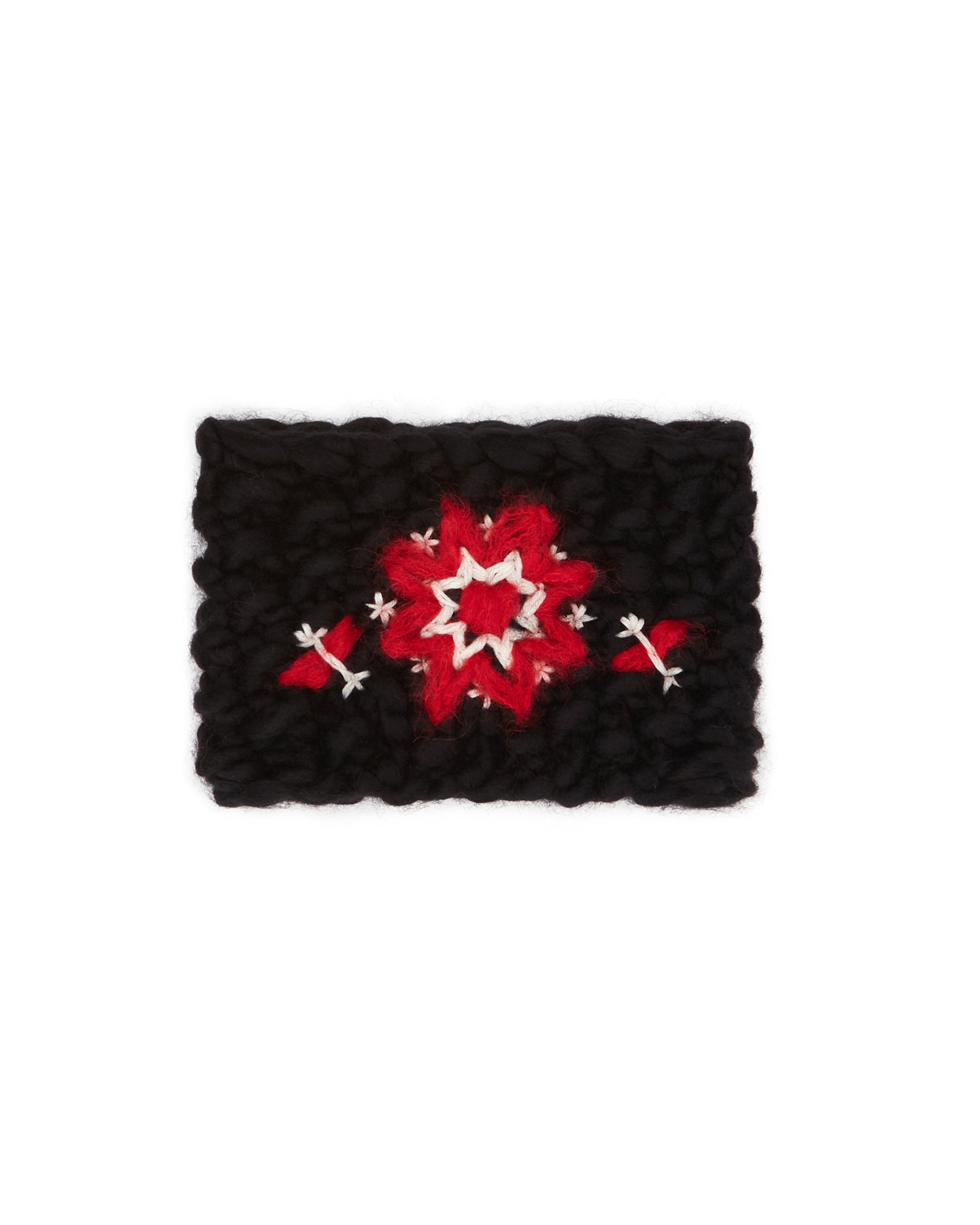 Оригінальна Black Floral Headband Moncler – вид ззаду - MONCLER