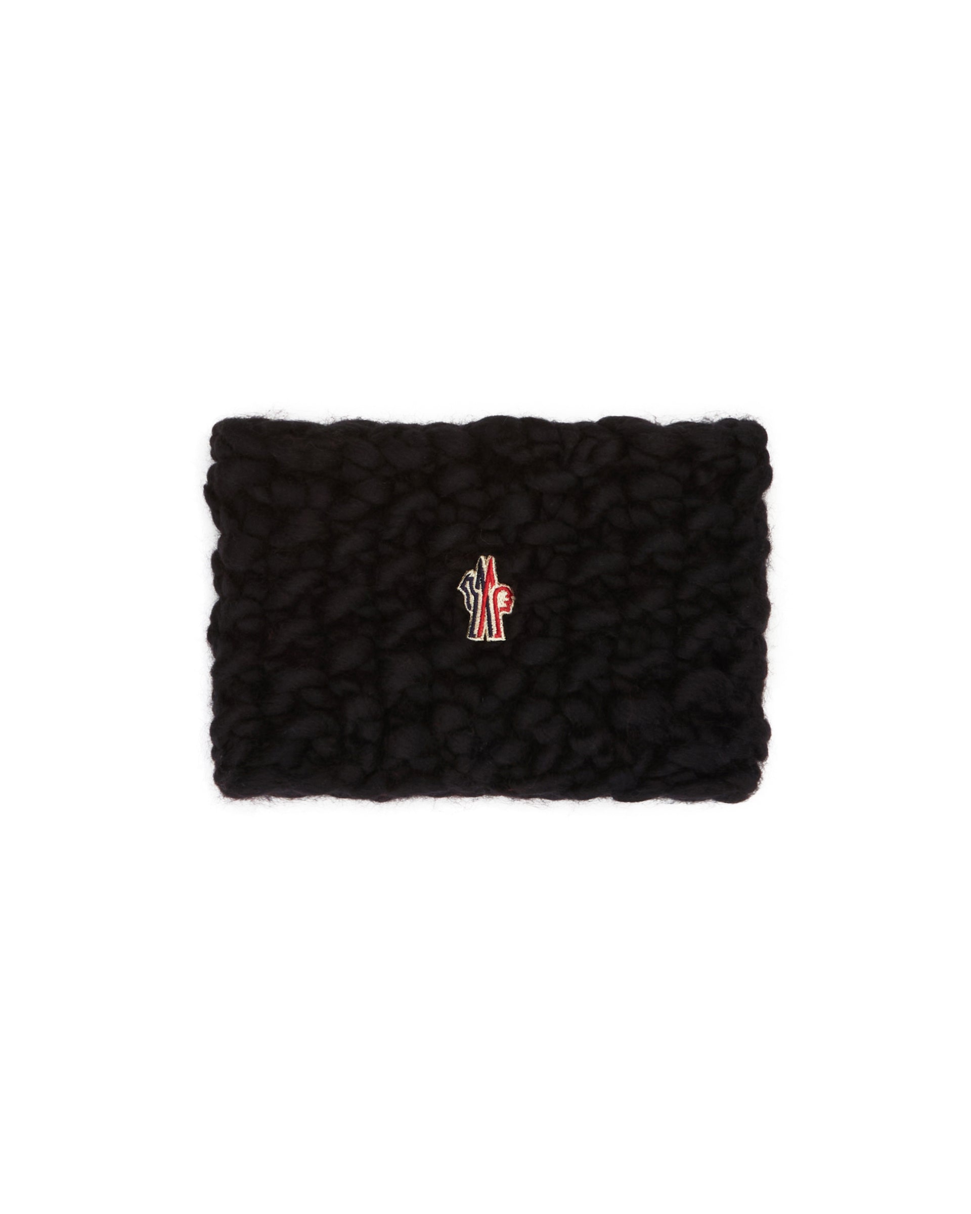Оригінальна Black Floral Headband Moncler – детальний вид - MONCLER