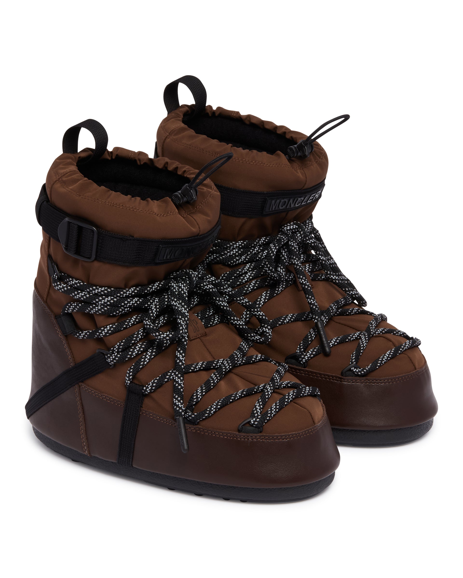 Оригінальна Moon Boot X Moncler Grenoble Brown Icon Low Snow Boots Moncler – детальний вид