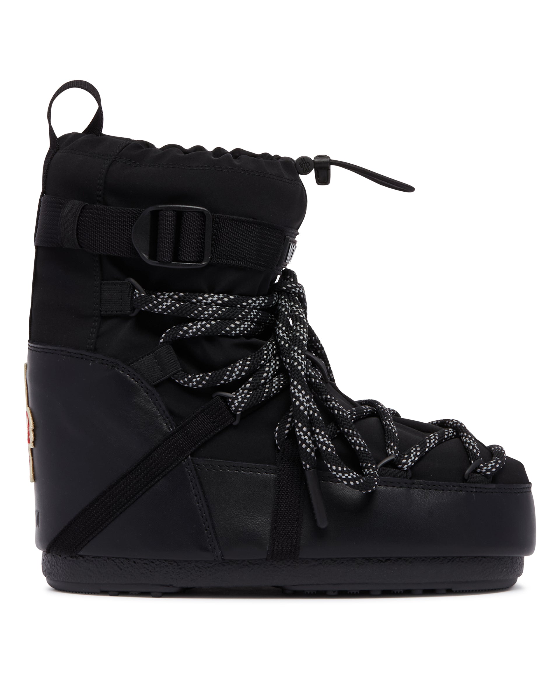 Moon Boot X Moncler Grenoble Black Icon Low Snow Boots Moncler – Гарантія оригінальності – боковий вид