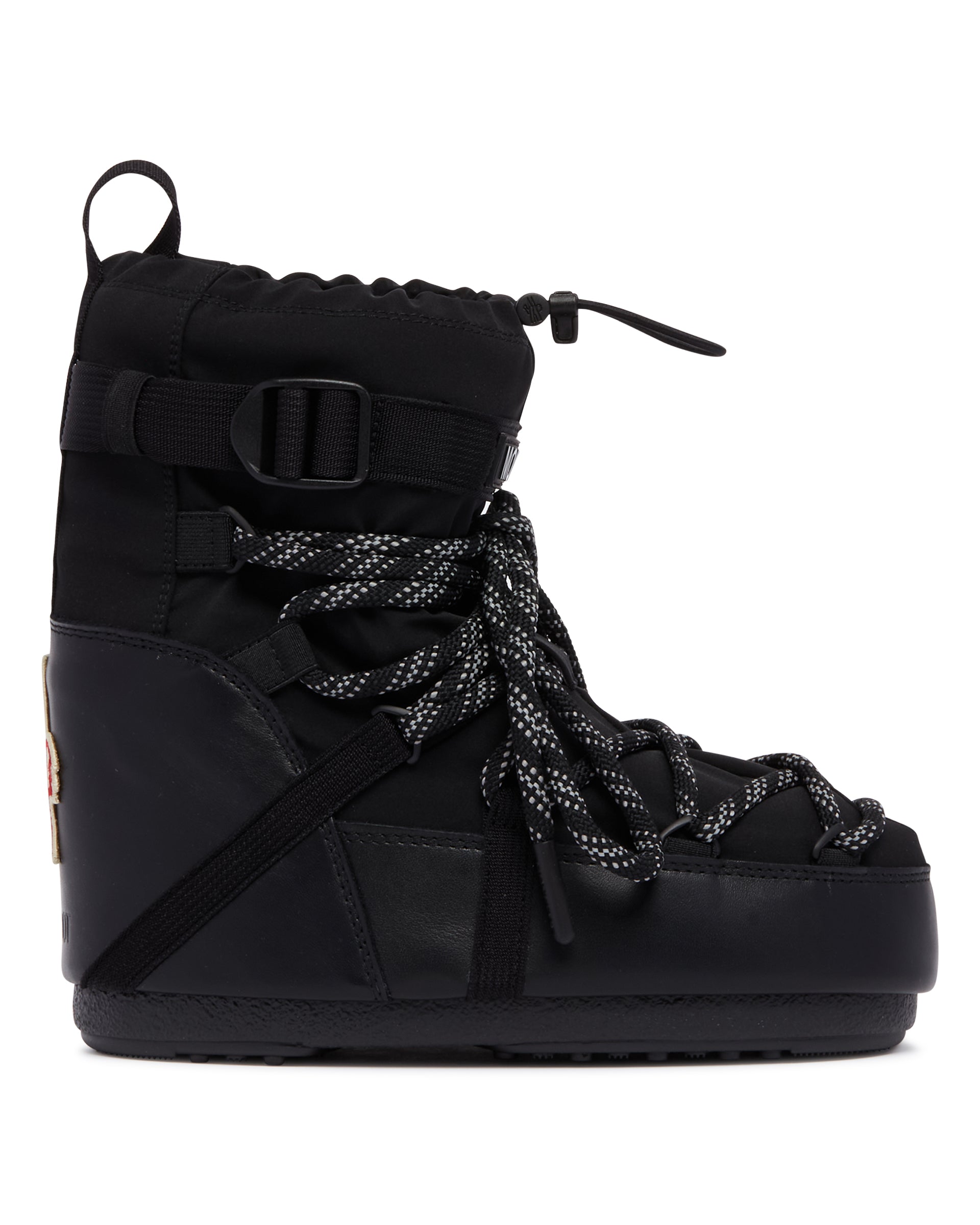 Moon Boot X Moncler Grenoble Black Icon Low Snow Boots Moncler – Гарантія оригінальності – вид ззаду