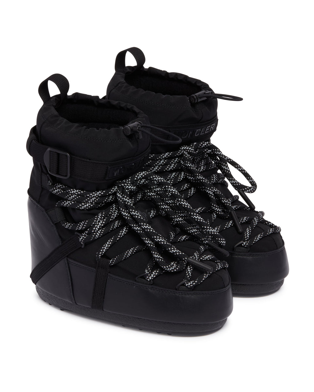 Moon Boot X Moncler Grenoble Black Icon Low Snow Boots Moncler – Гарантія оригінальності – детальний вид