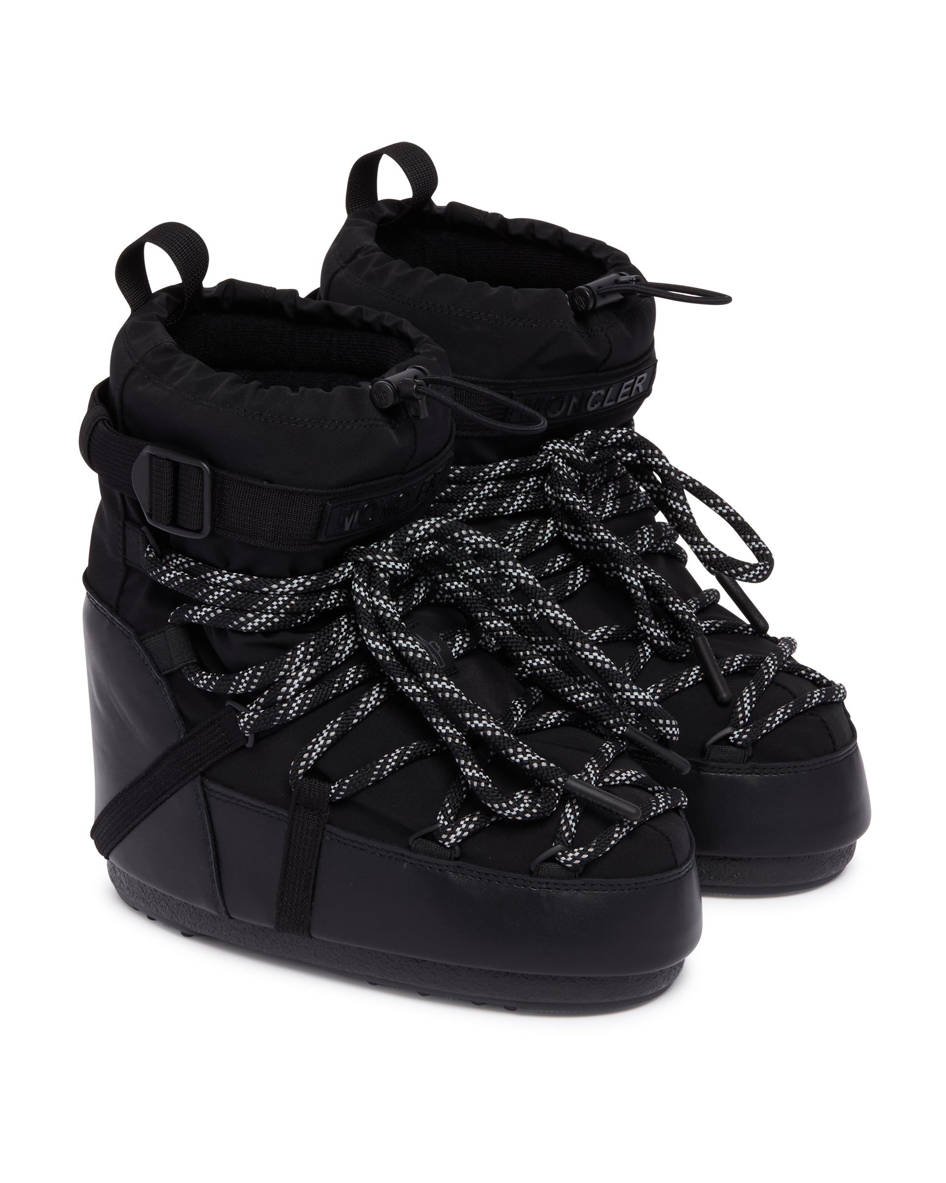 Moon Boot X Moncler Grenoble Black Icon Low Snow Boots Moncler – Гарантія оригінальності – детальний вид
