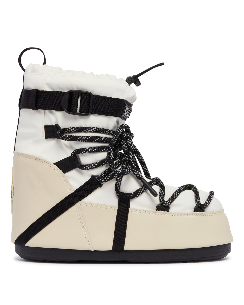 Оригінальна Moon Boot X Moncler Grenoble White Icon Low Snow Boots Moncler – боковий вид