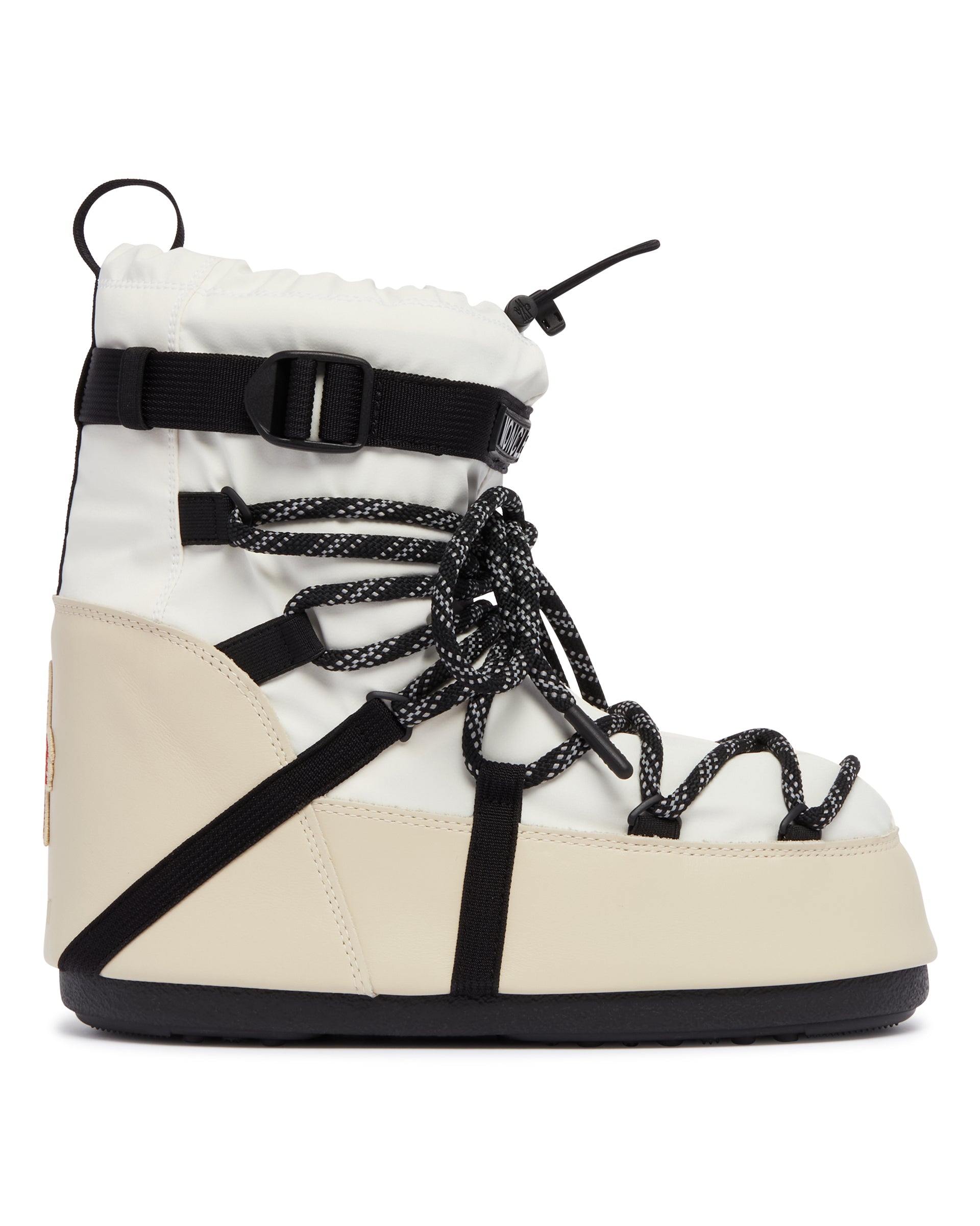 Оригінальна Moon Boot X Moncler Grenoble White Icon Low Snow Boots Moncler – вид ззаду