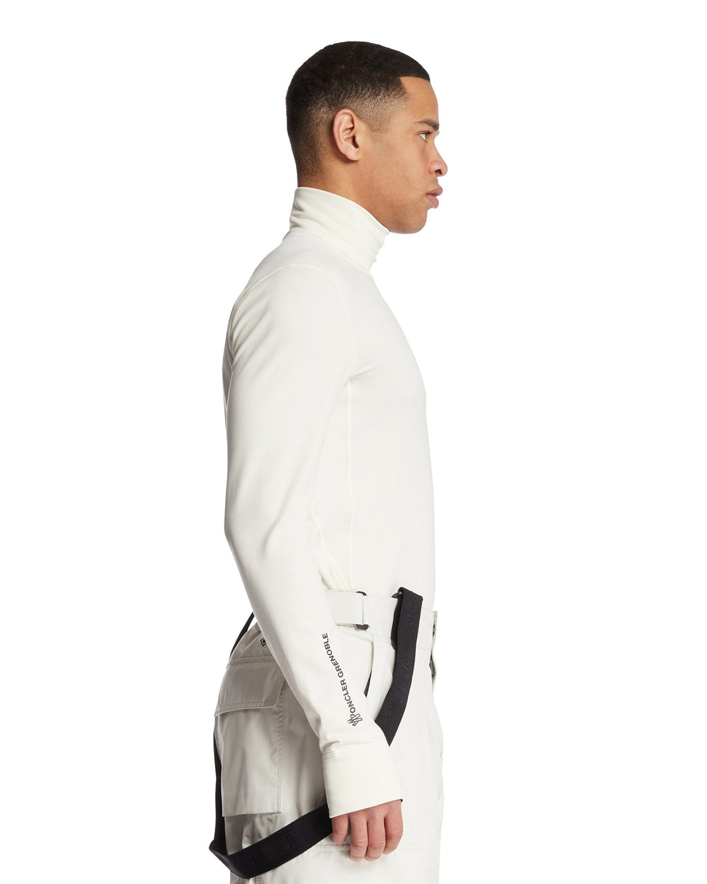 Оригінальна White Polartec Turtleneck Moncler – збільшений вид