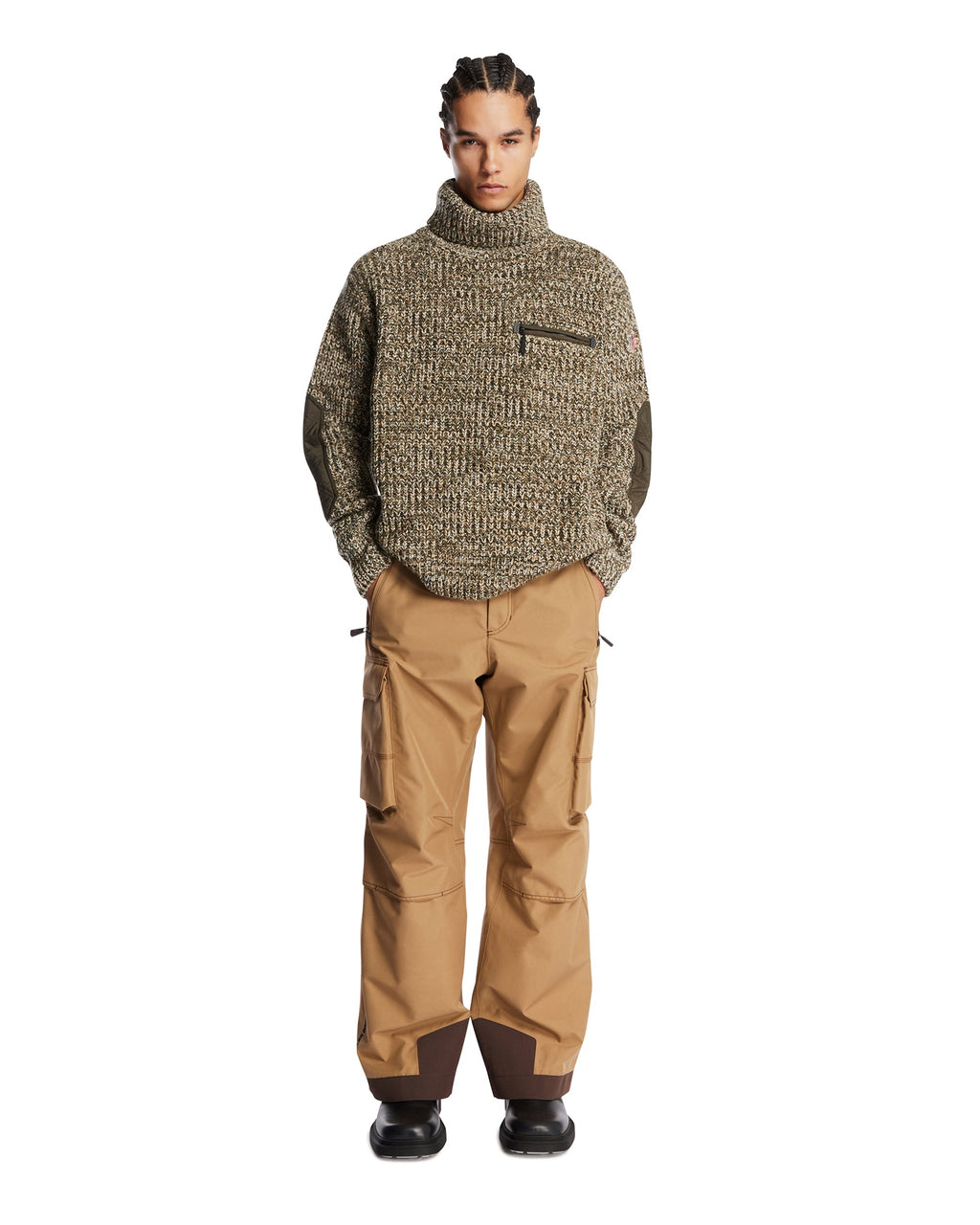 Green Pullover With Elbow Patches Moncler оригінал – Купити в Україні – детальний вид