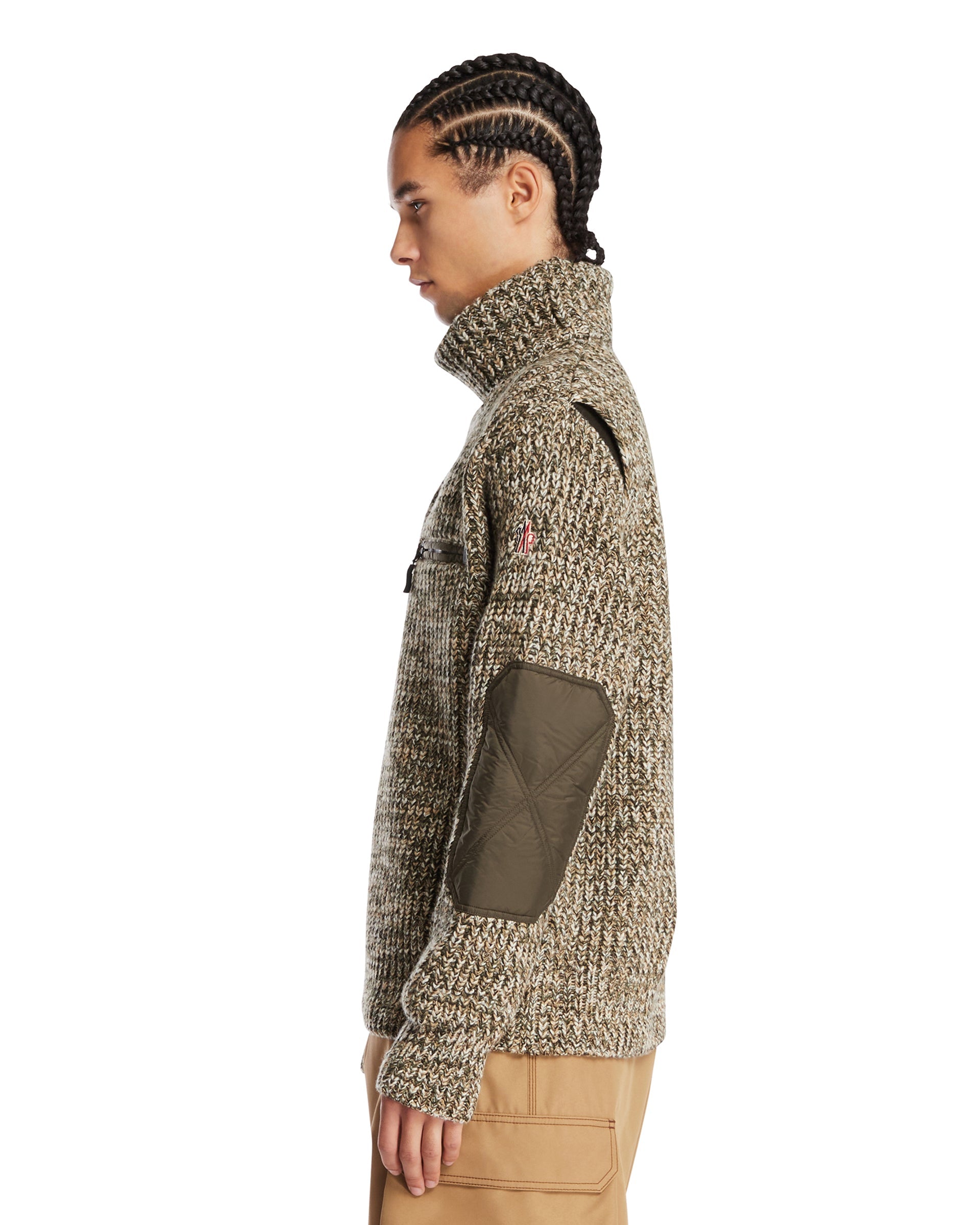 Green Pullover With Elbow Patches Moncler оригінал – Купити в Україні – збільшений вид