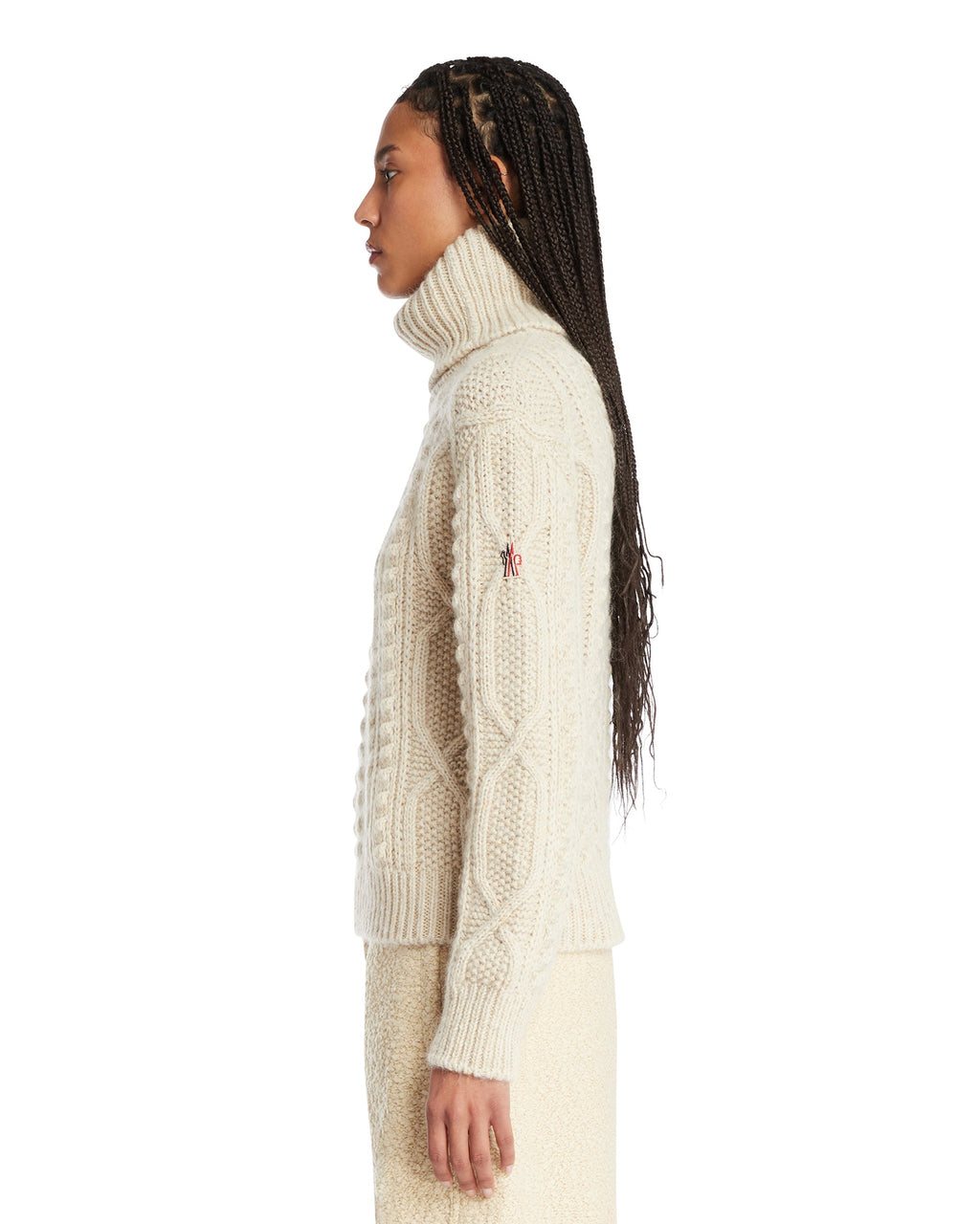 Оригінальна Ivory Wool Turtleneck Sweater Moncler – збільшений вид