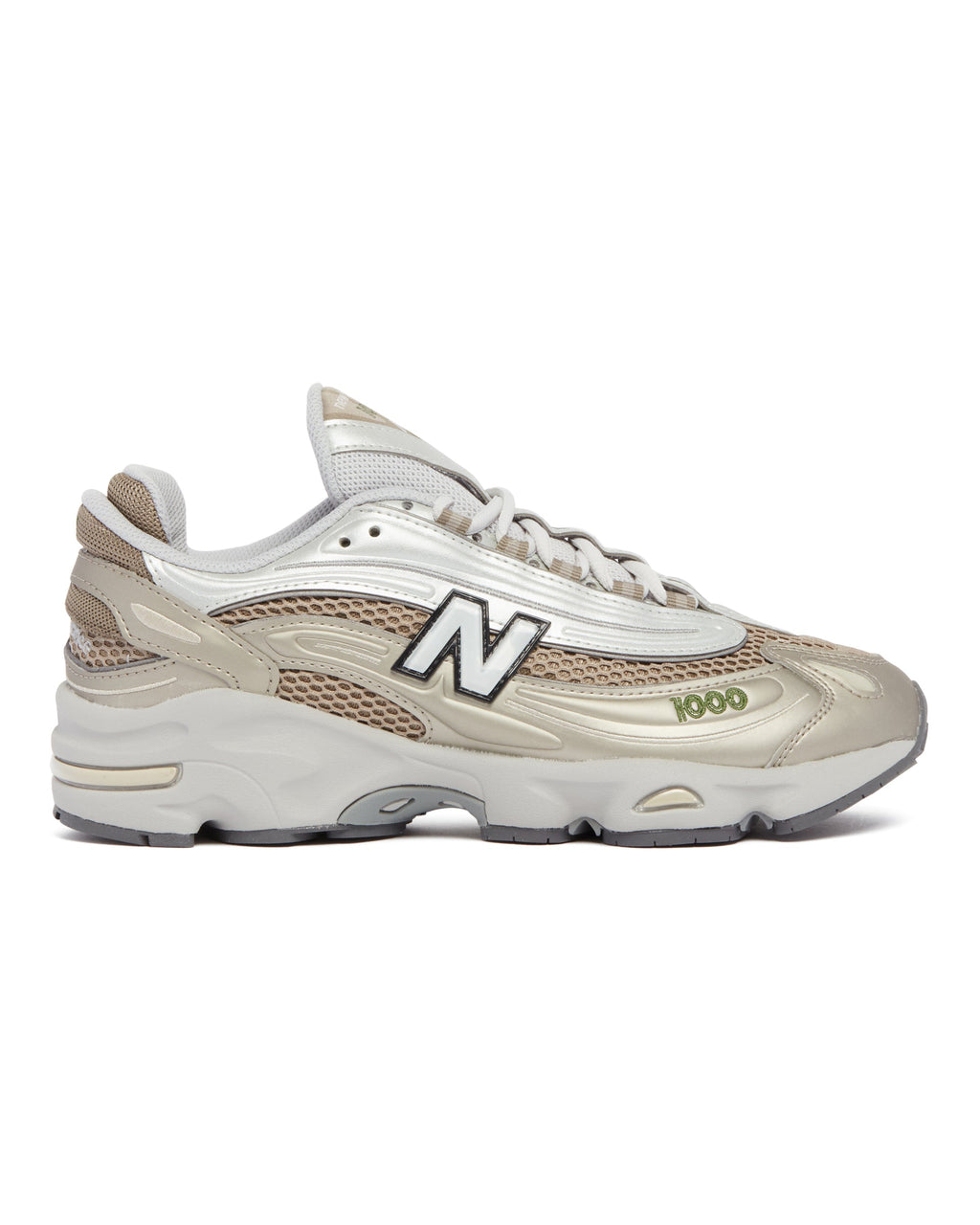 Light Silver 1000 Metallic Sneakers New balance – Гарантія оригінальності – вид ззаду