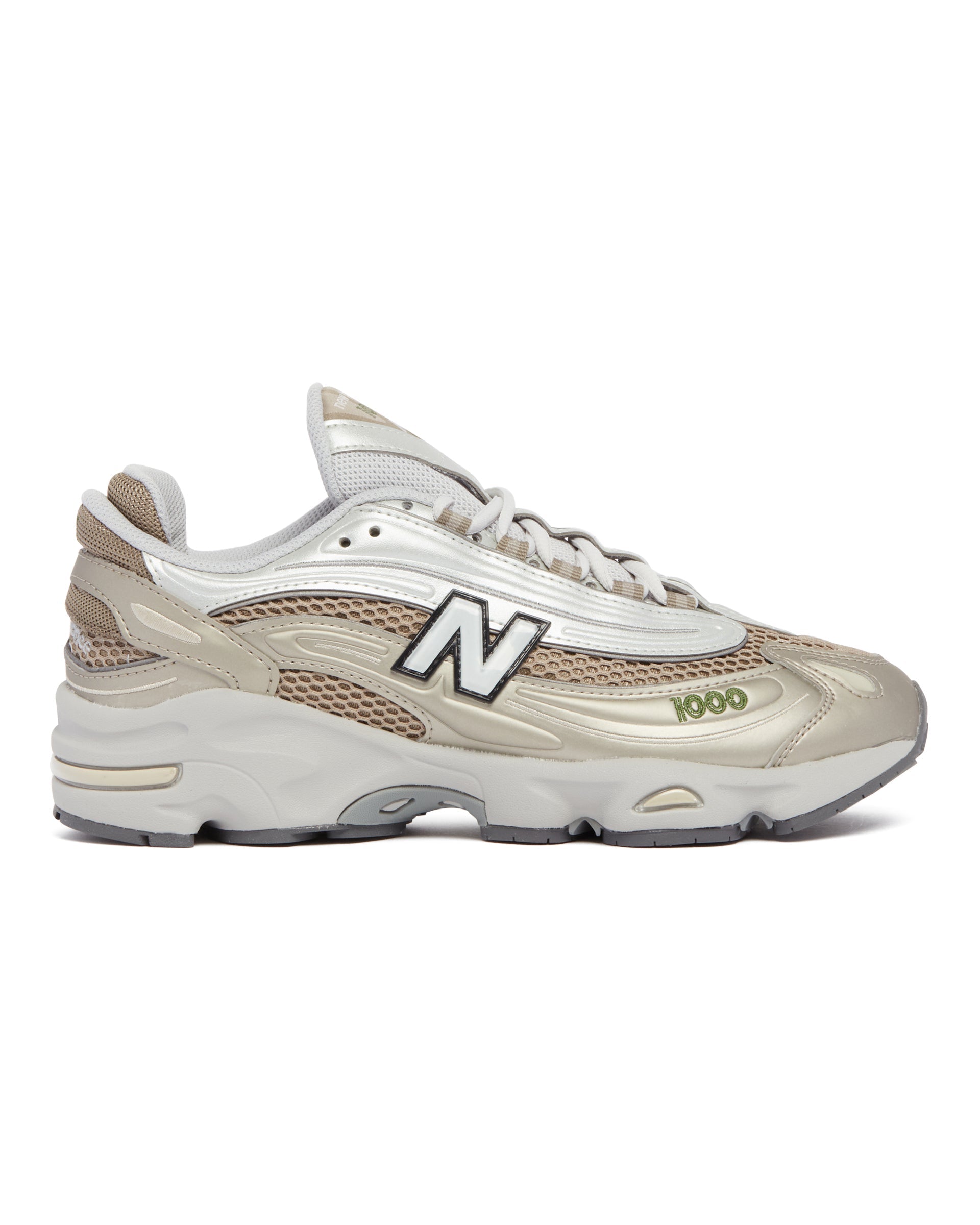 Light Silver 1000 Metallic Sneakers New balance – Гарантія оригінальності – вид ззаду
