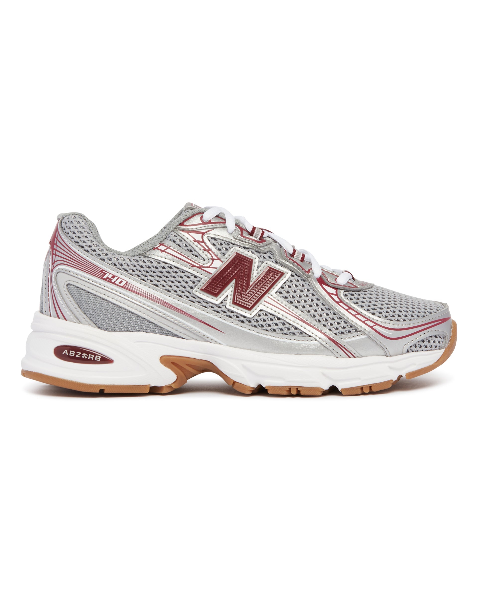 White And Silver 740 Sneakers New balance – Гарантія оригінальності – вид ззаду