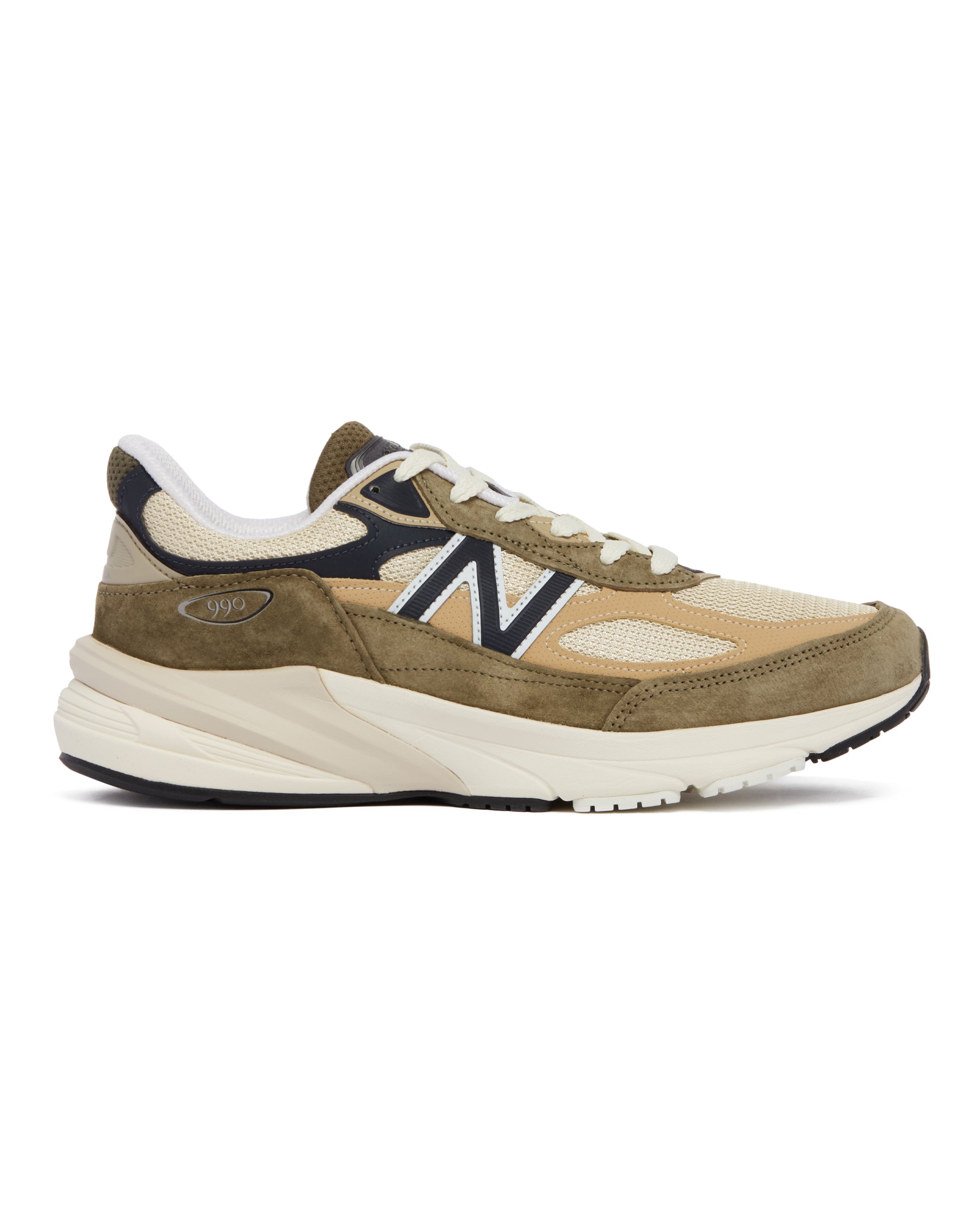 Оригінальна Beige Made In Usa 990v6 Sneakers New balance – вид ззаду