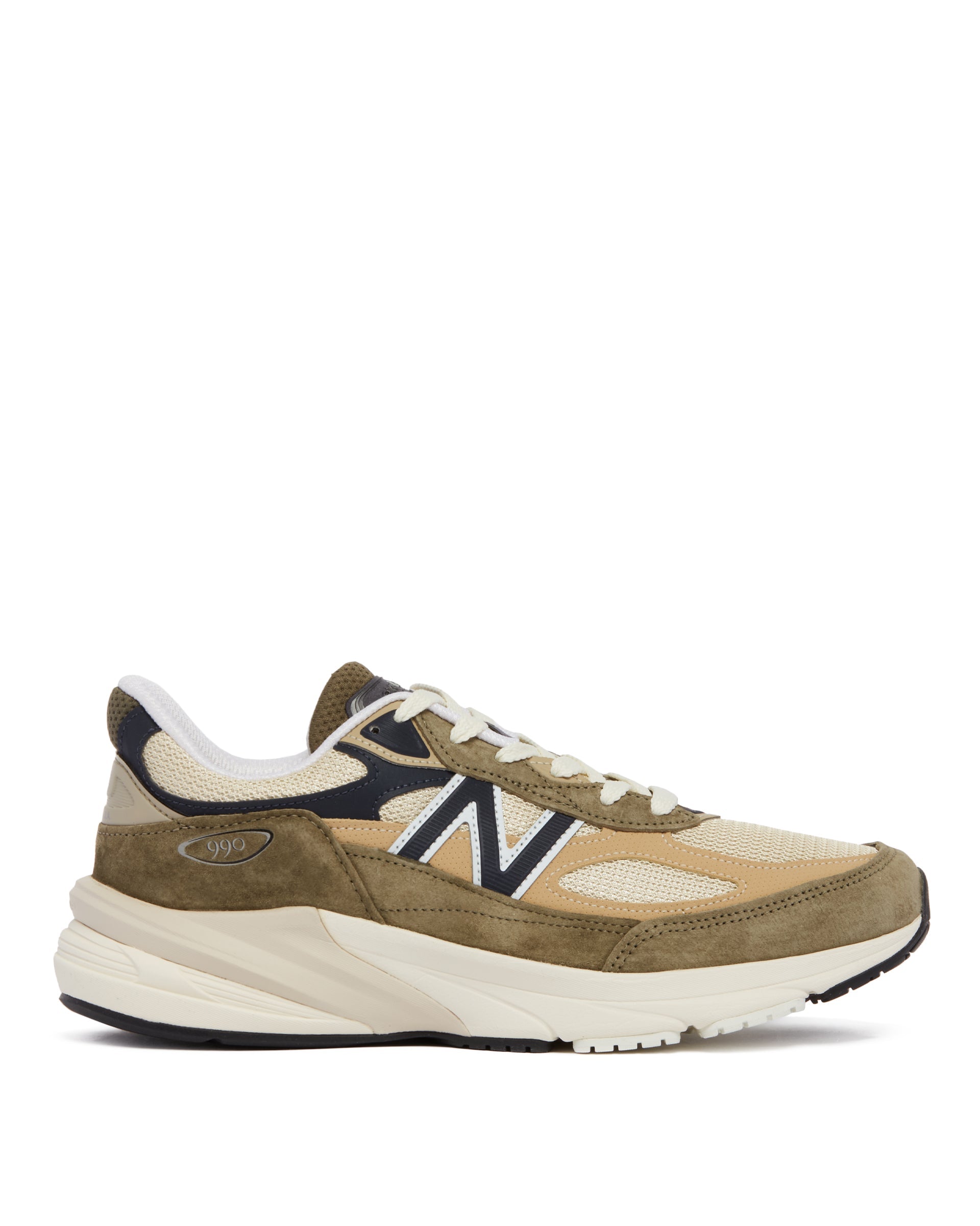 Оригінальна Beige Made In Usa 990v6 Sneakers New balance – боковий вид