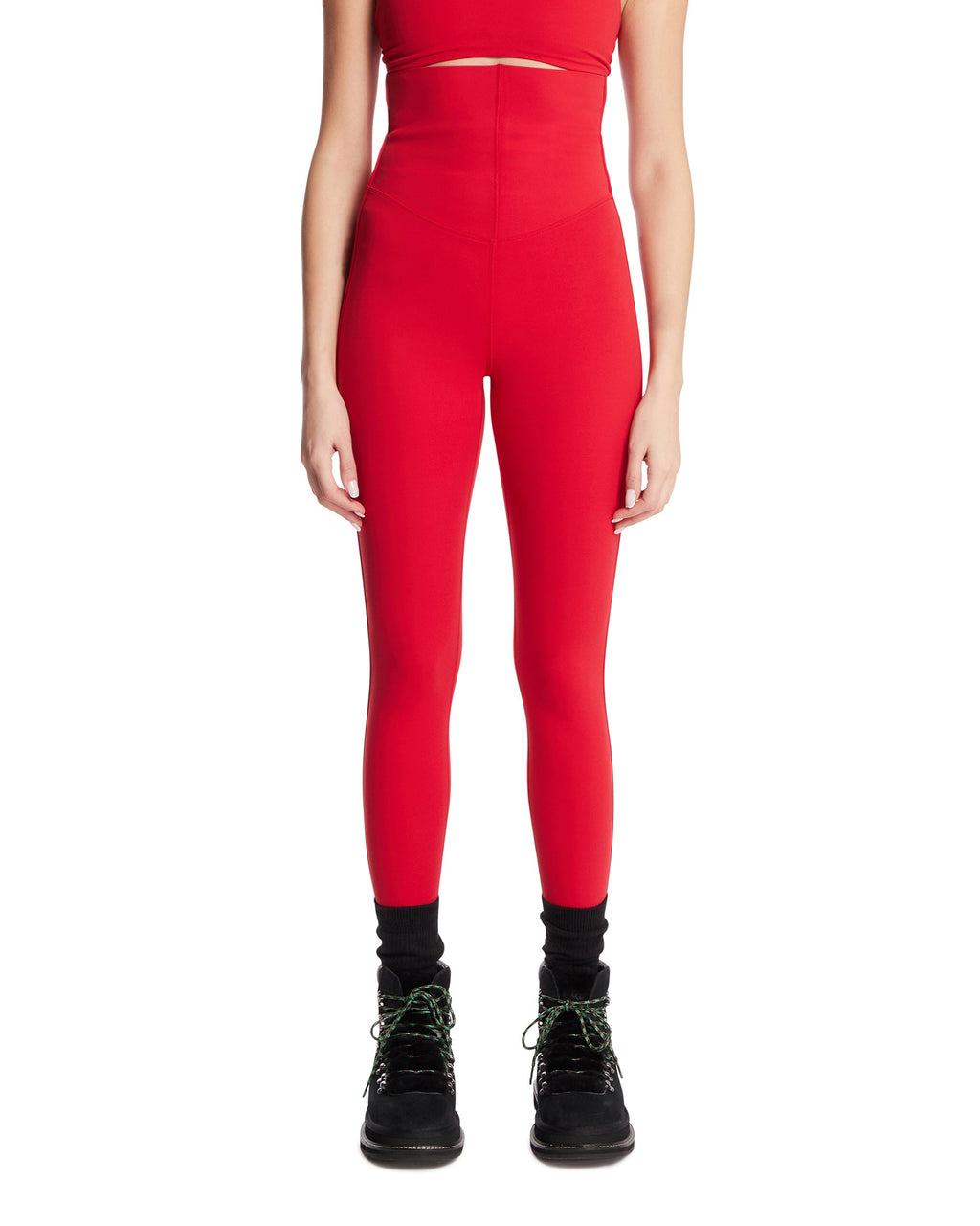 Red Sport Leggings Nike – Гарантія оригінальності – боковий вид