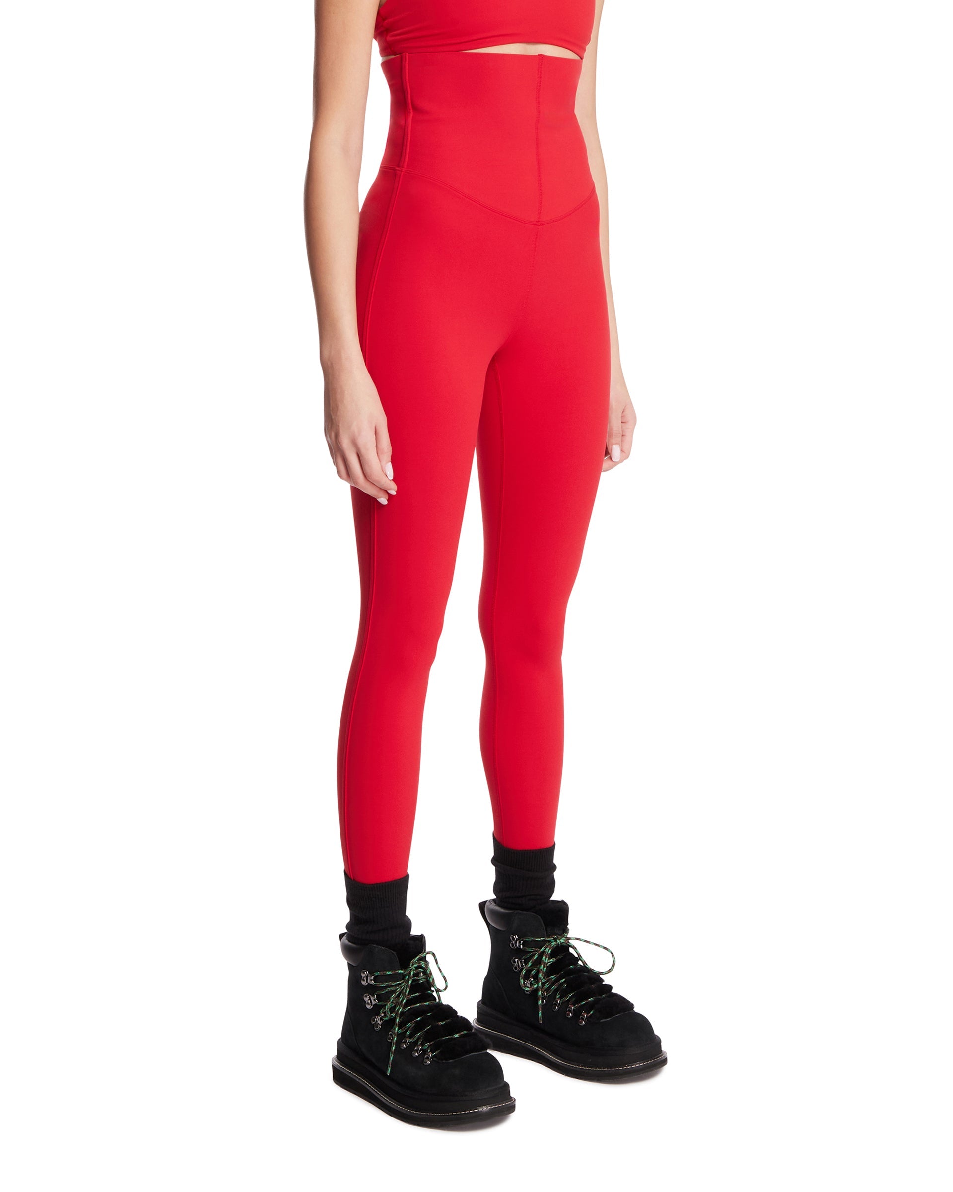 Red Sport Leggings Nike – Гарантія оригінальності – вид ззаду