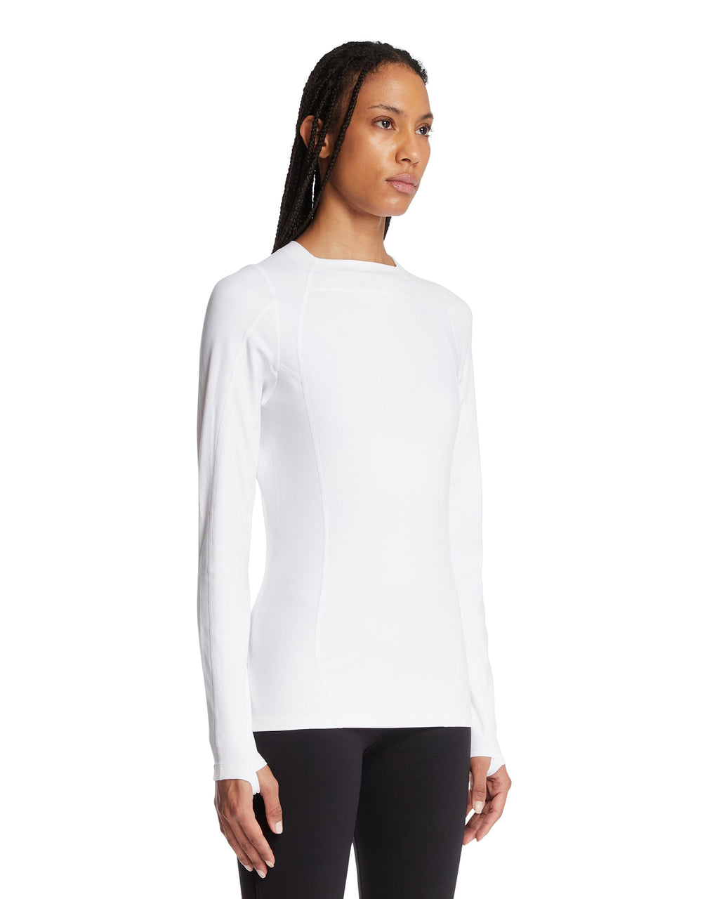 Оригінальна White Turtleneck Top Nike – вид ззаду
