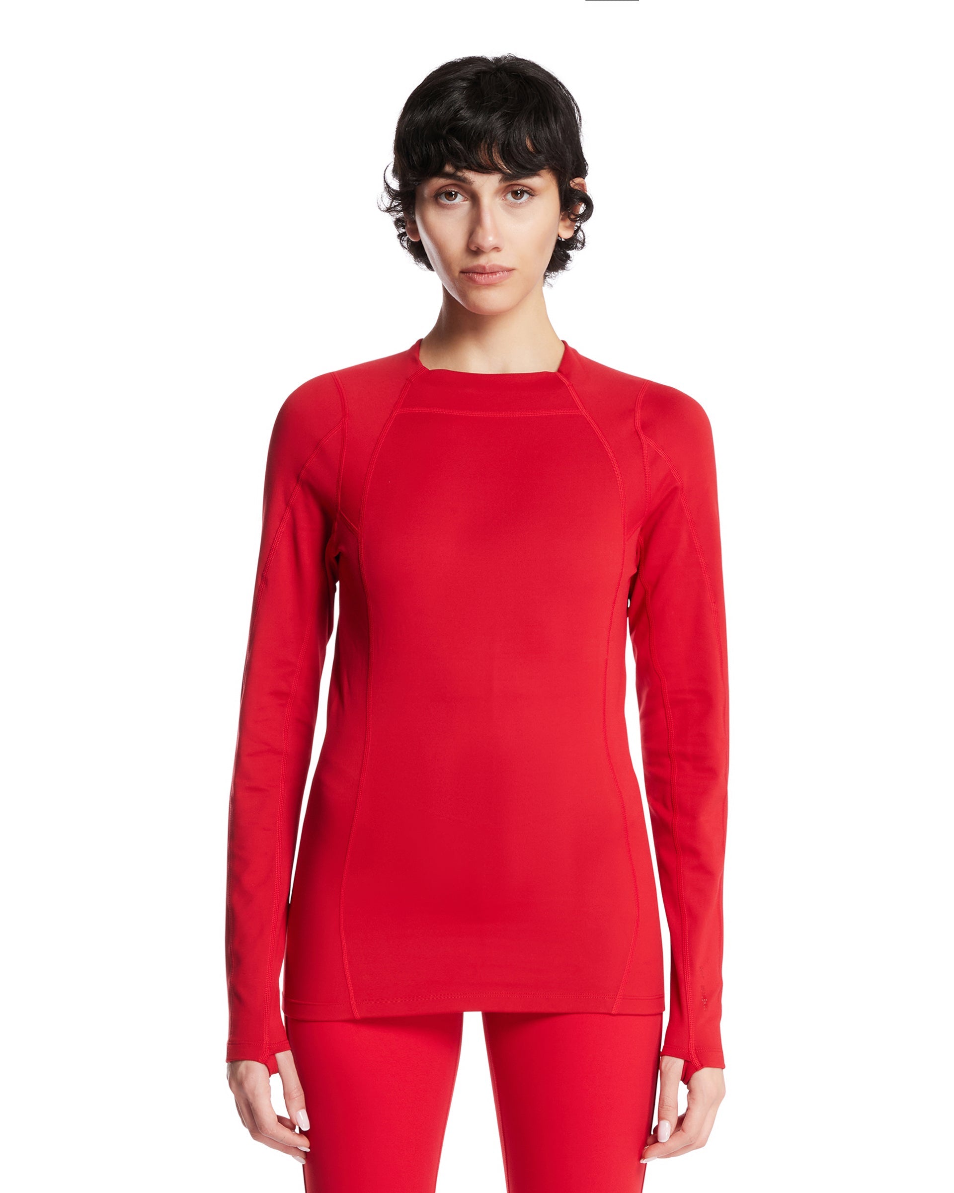 Оригінальна Red Turtleneck Top Nike – боковий вид